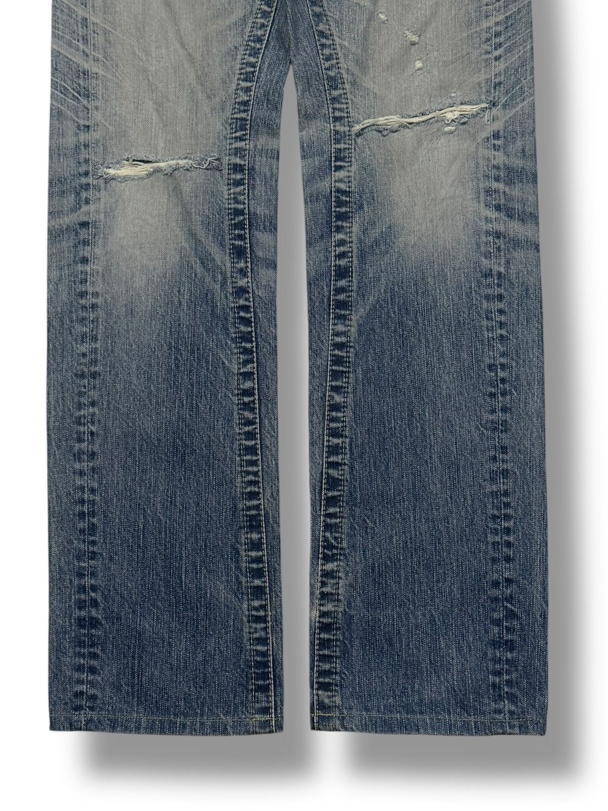 Blue Blue Japan Vintage 00s Blue Way Jeans | Made In Nippon Japan | W30 Size US 30 / EU 46 - 6 Thumbnail