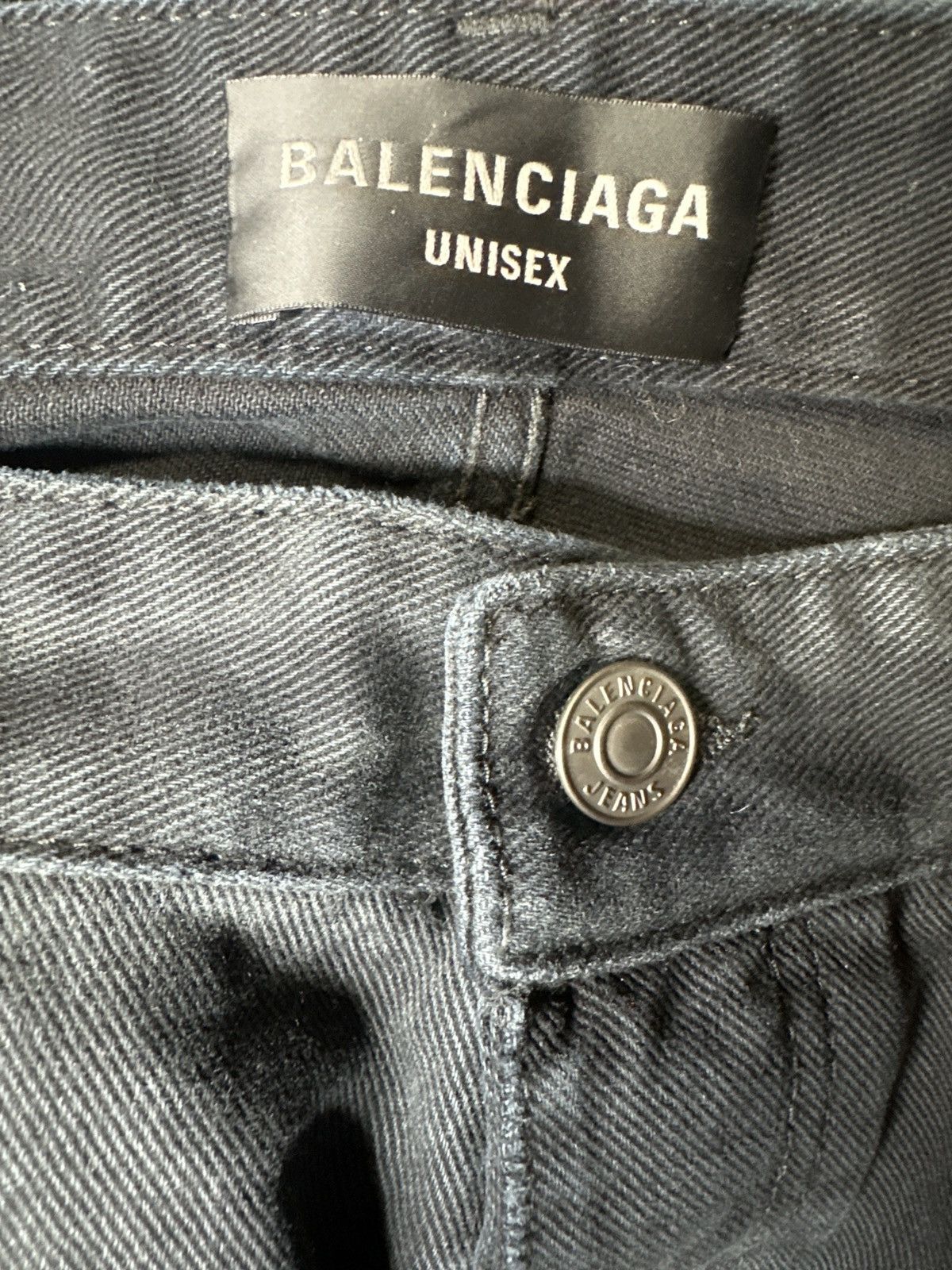 Balenciaga Balenciaga Outline Baggy Black Pants Size US 34 / EU 50 - 4 Thumbnail