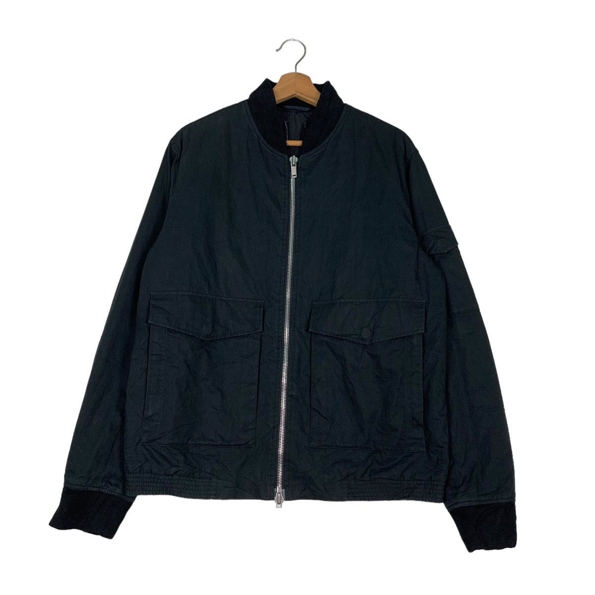 Cotton Nylon Canvas KERBY Style Bomber Jacket #0422-C19