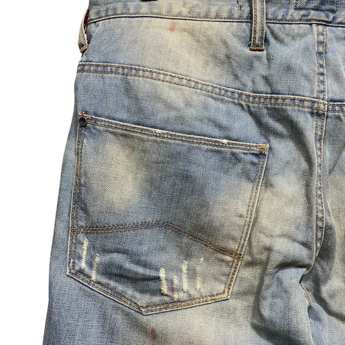Armani Exchange Vintage AJ Armani Jeans Distressed Design Size 33 Size US 33 - 10 Thumbnail