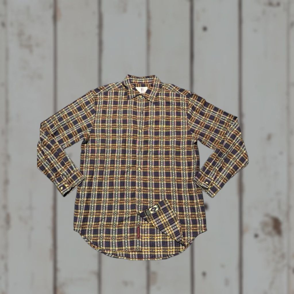 The Territory Ahead VINTAGE Territory Ahead Shirt Mens Southwestern Aztec Chambray Western Large Size US L / EU 52-54 / 3 - 1 Thumbnail