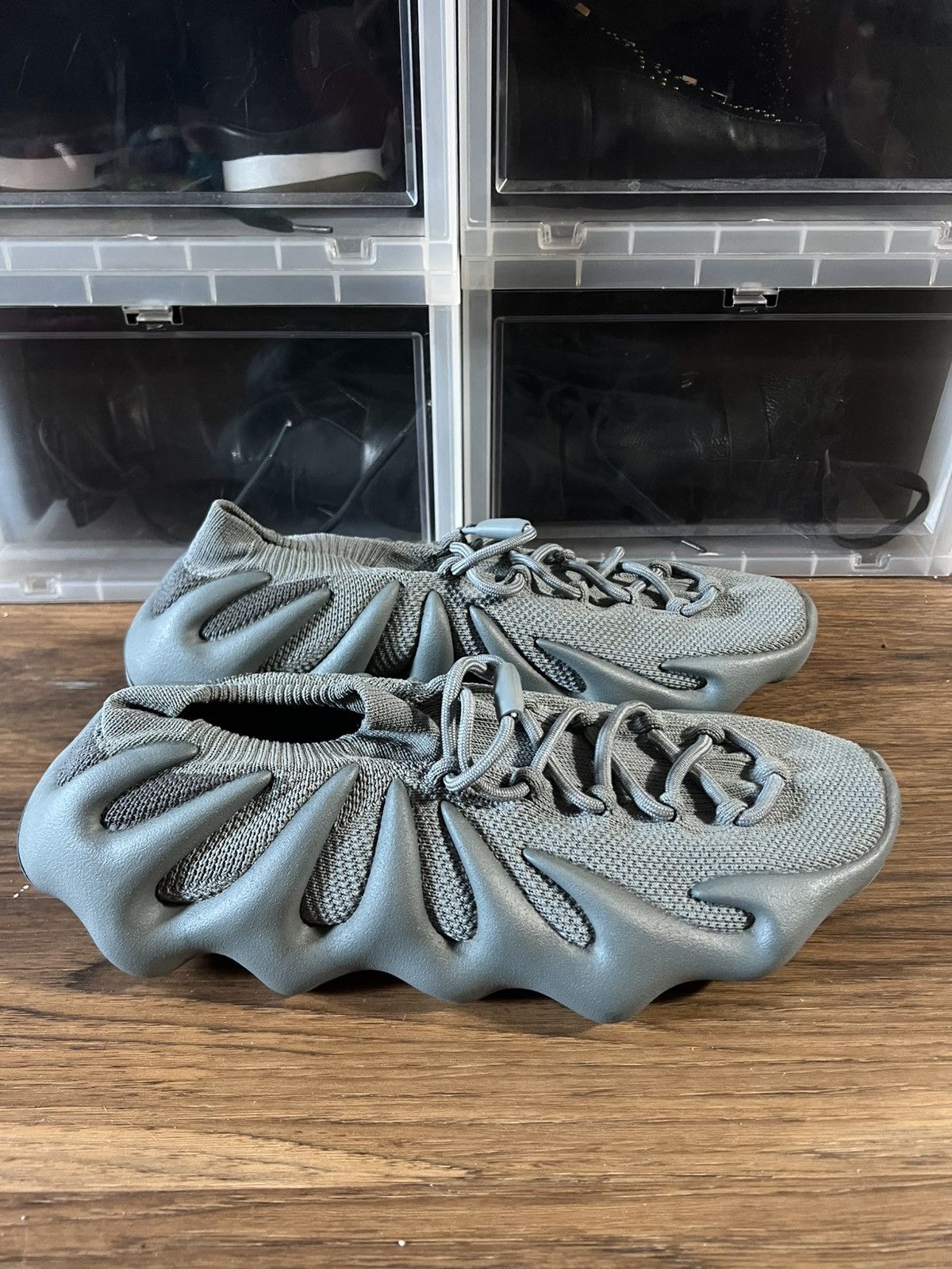 Yeezy Adidas Yeezy Boost 450 ‘Stone Grey’ Size US 12 / EU 45 - 3 Thumbnail