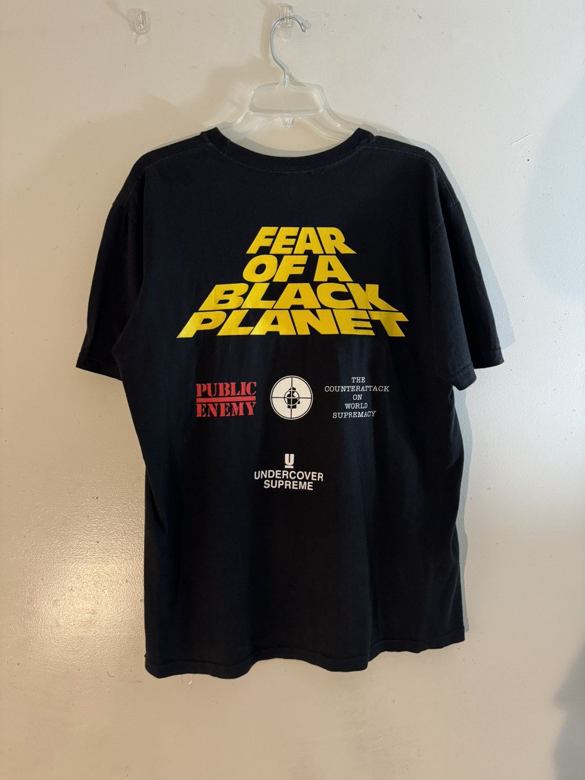 Supreme UNDERCOVER Public Enemy White House Tee Short Sleeve T Shirts