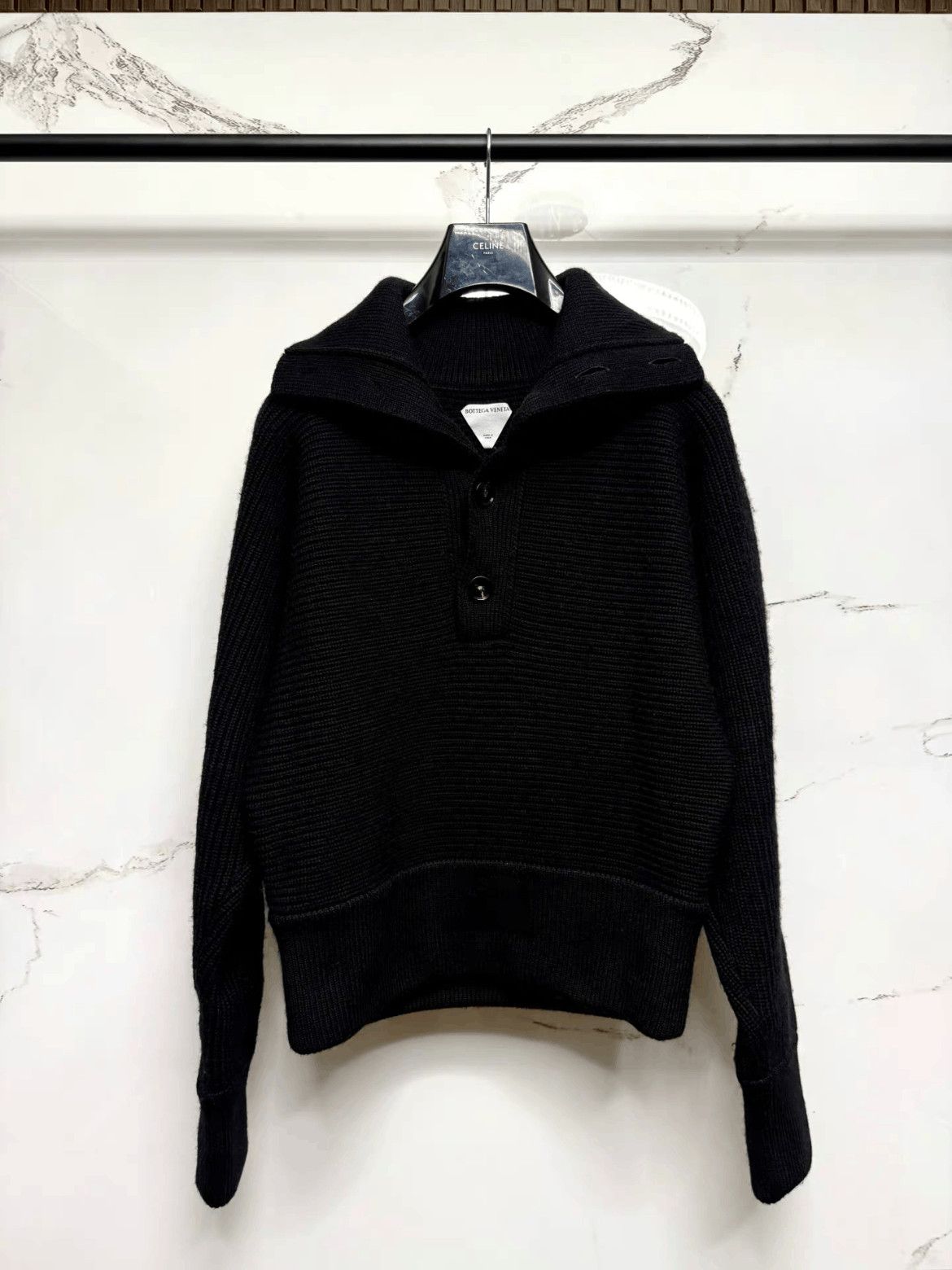 Other Bottega Veneta Bottega Veneta Runway Knitwear Button Up Ne Size US XL / EU 56 / 4 - 1 Thumbnail