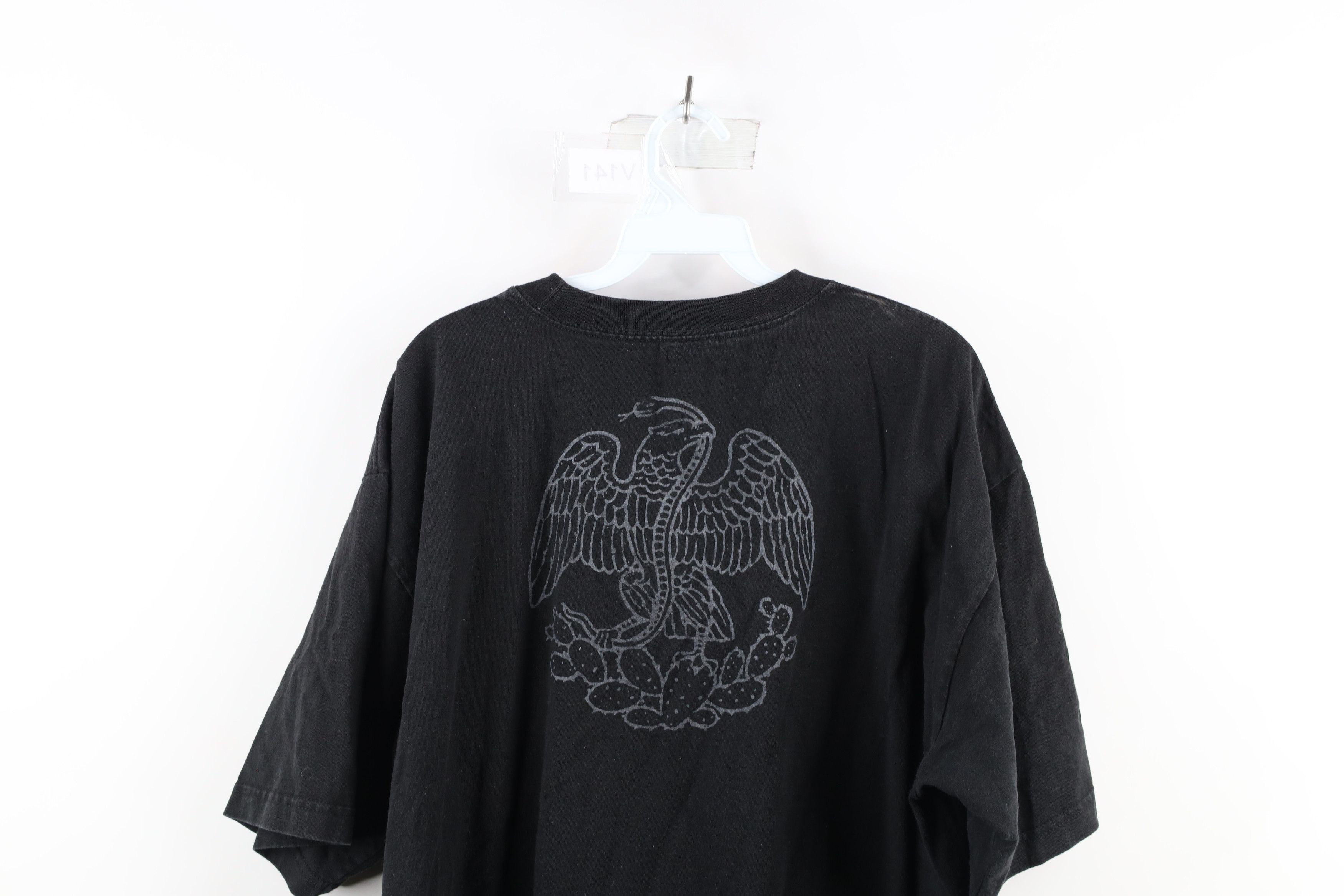 Vintage Vintage Streetwear Sexy Pinup Girl Mexico T-Shirt Black Size US XXL / EU 58 / 5 - 10 Thumbnail
