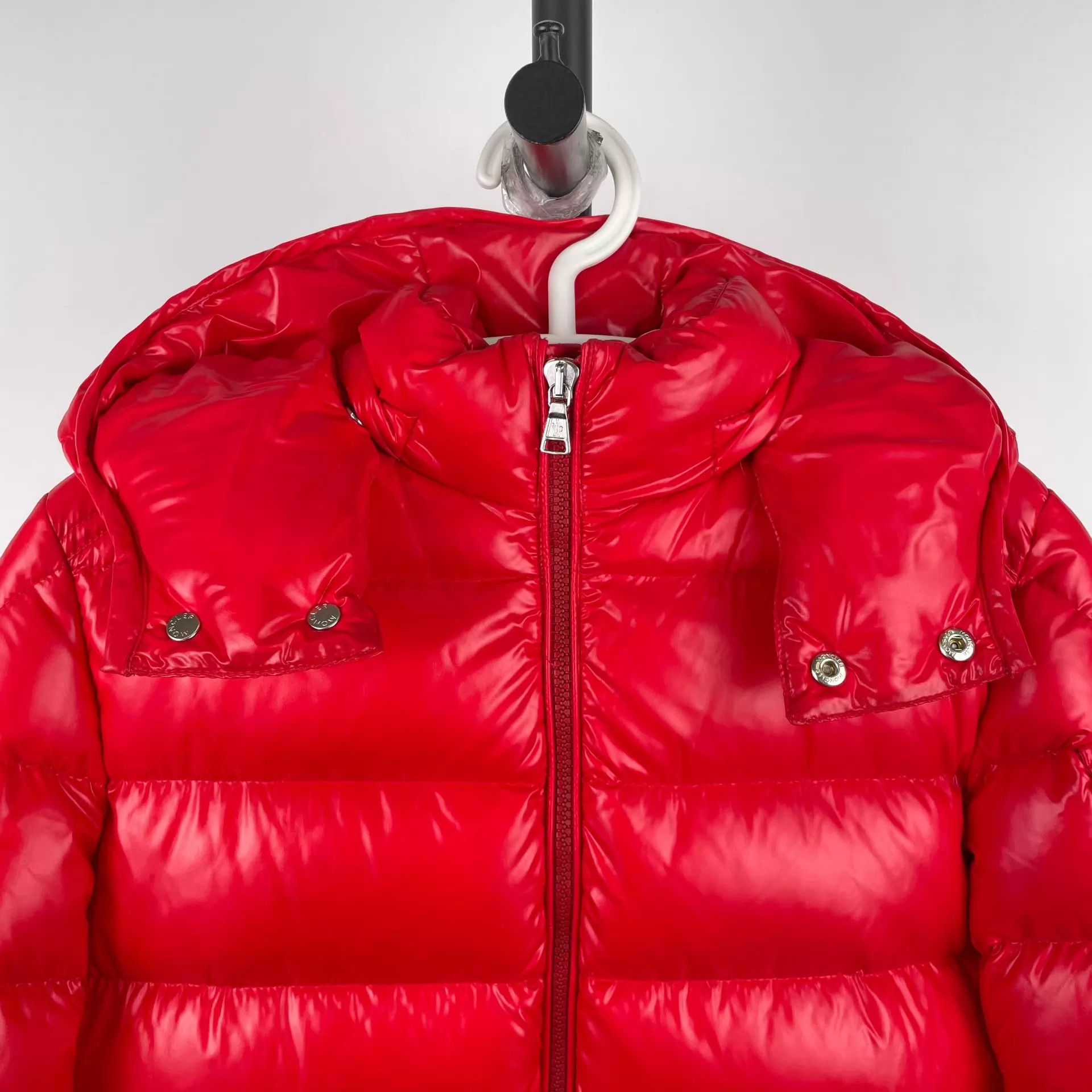 Moncler Moncler Maya Red Down Parka Detachable Hood 12Y Size XS / US 0-2 / IT 36-38 - 9 Thumbnail