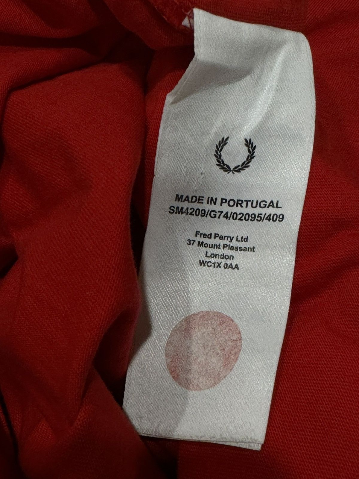 Fred Perry × Raf Simons FRED PERRY × RAF SIMONS Long-sleeved T-shirt Size US L / EU 52-54 / 3 - 5 Thumbnail