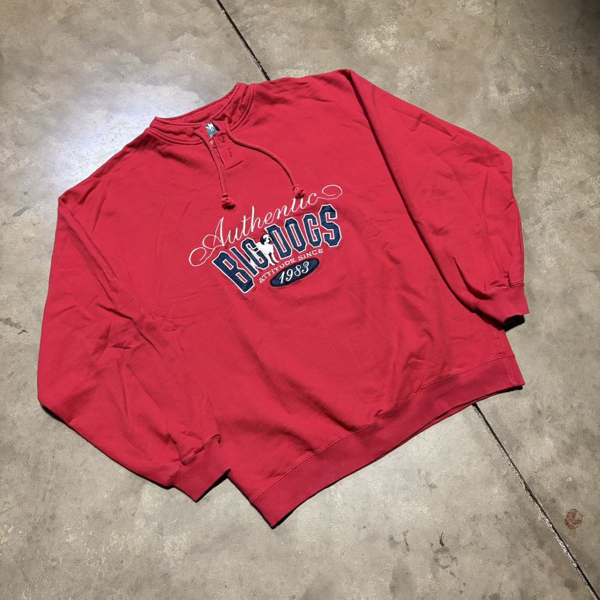 Big Dogs Vintage 90s Big Dogs Santa Barbara Sweatshirt Mock Neck Size US L / EU 52-54 / 3 - 2 Thumbnail
