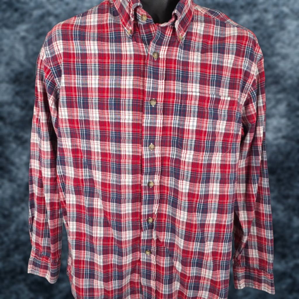 Pendleton Pendleton Shirt Red Plaid Oceanside Long Sleeves Mens Size Medium Size US M / EU 48-50 / 2 - 1 Thumbnail