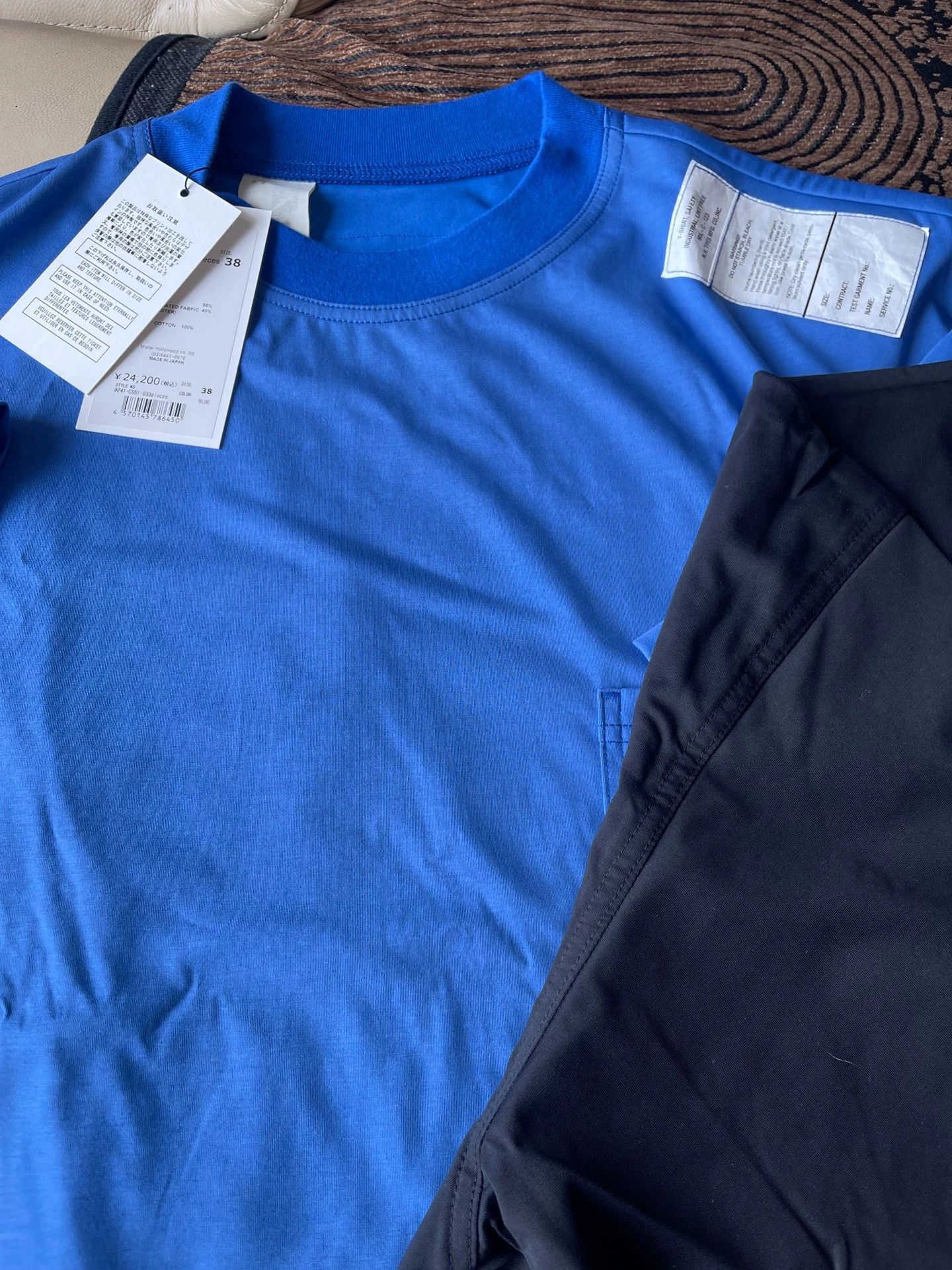 N.Hoolywood N.HOOLYWOOD TEST T-SHIRT Military Patch Crew SS24 Blue 38 Size US M / EU 48-50 / 2 - 1 Thumbnail