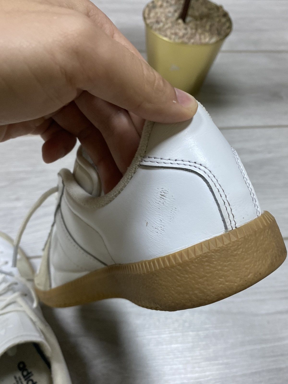 Vintage GAT x Adidas BW-sport 220 Margiela style leather sneakers Size US 5 / IT 35 - 8 Thumbnail
