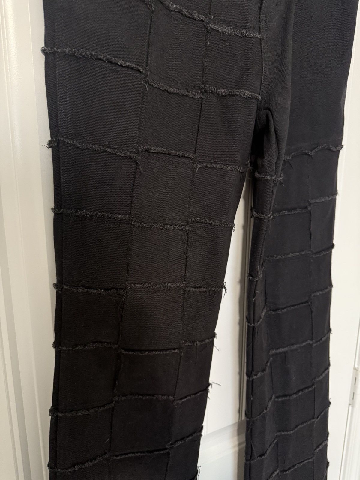 Andersson Bell Andersson Bell Black Patchwork Flared Jeans👖🖤▪️ Size US 32 / EU 48 - 3 Thumbnail