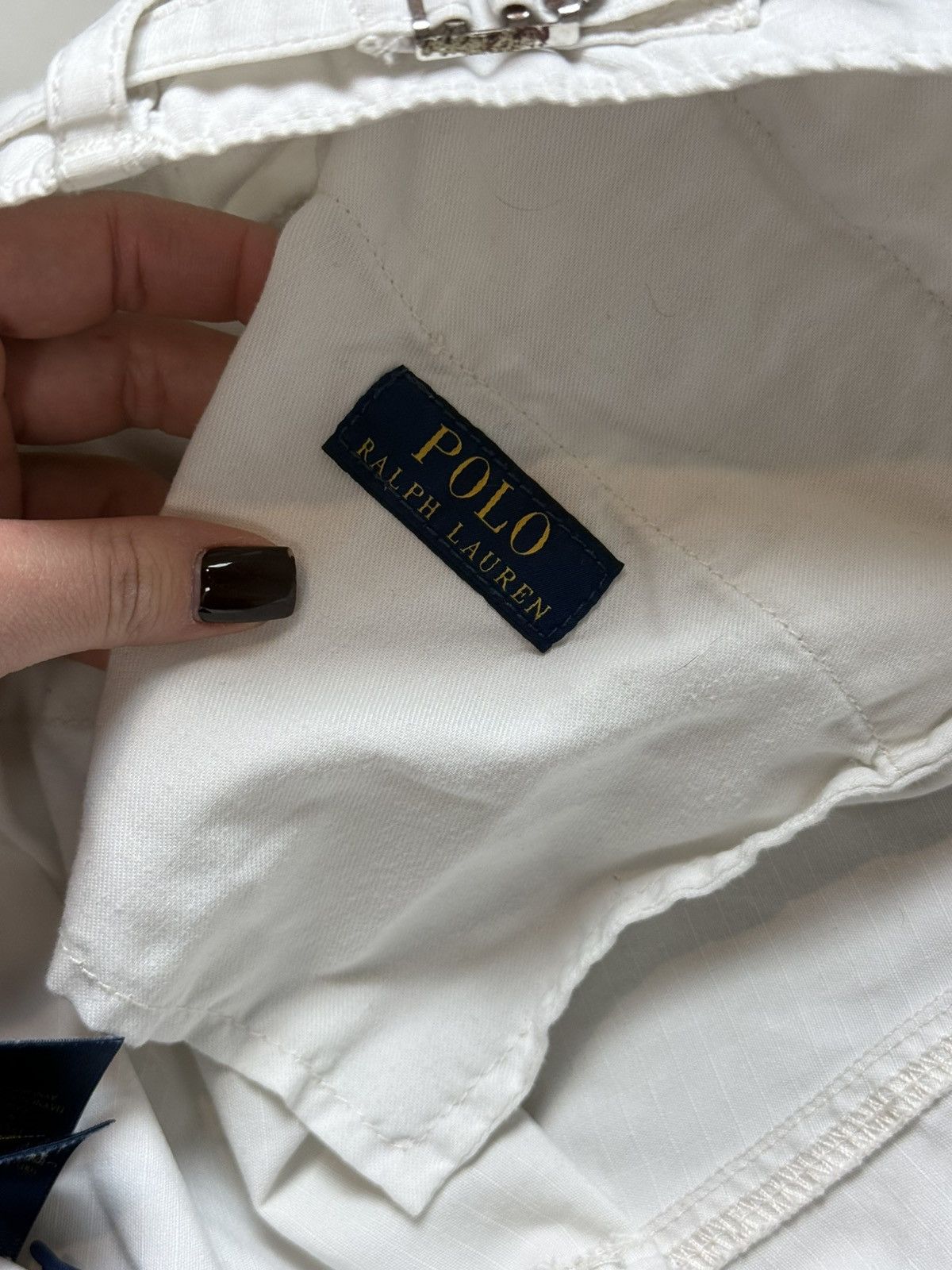 Polo Ralph Lauren Polo Ralph Lauren Men’s Military Khaki Drill Cargo Shorts Size US 36 / EU 52 - 13 Thumbnail