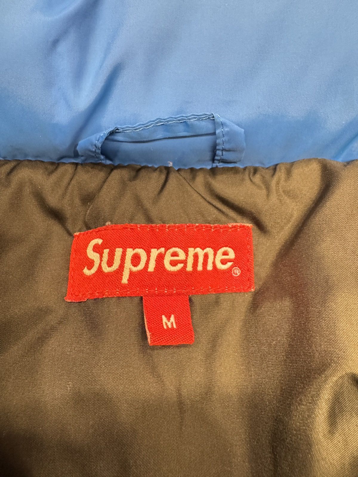 Supreme Supreme Logo Tape Puffer Jacket FW16 Size US M / EU 48-50 / 2 - 3 Thumbnail