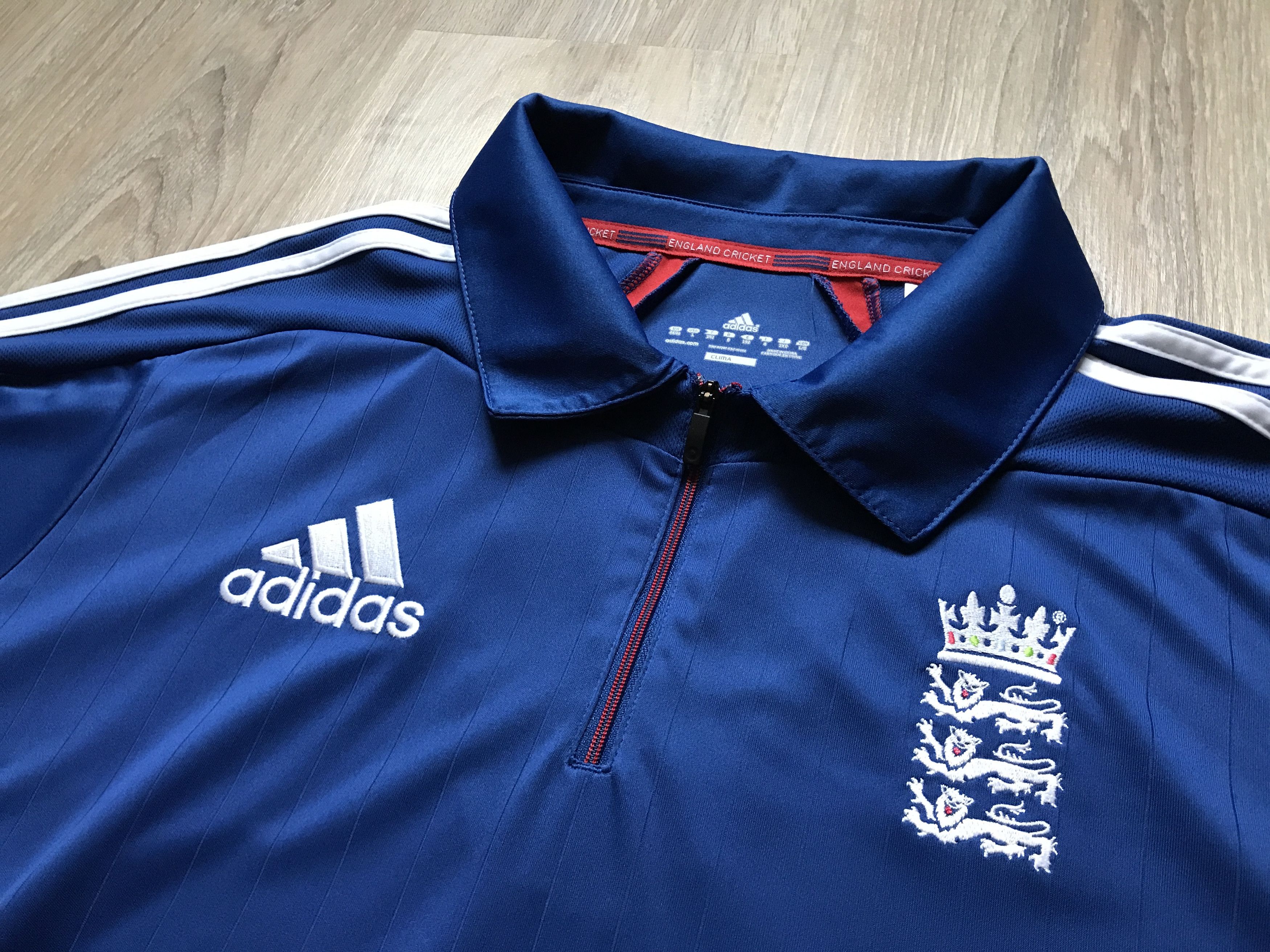 Adidas × Vintage Adidas England Cricket Nacional Team Jersey 2012 Size US L / EU 52-54 / 3 - 4 Thumbnail