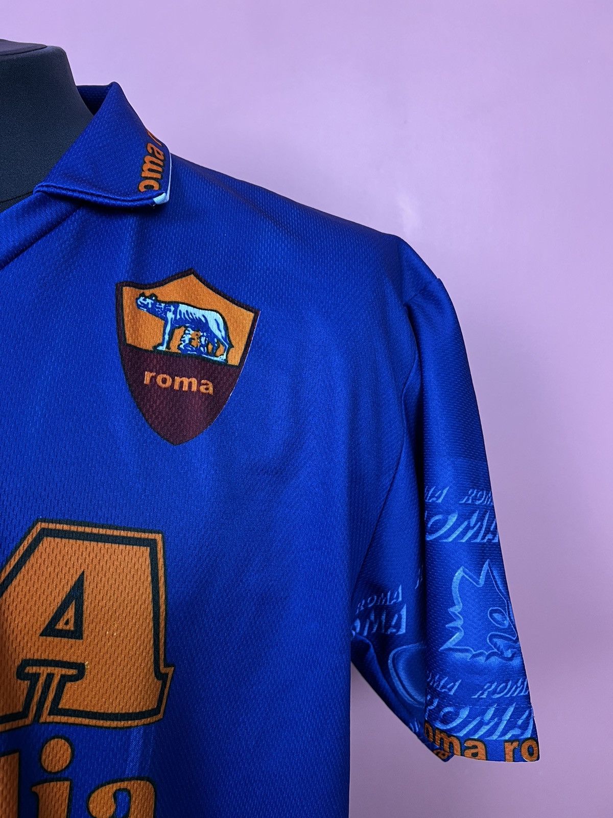 Vintage Roma totti soccer jersey vintage 10 football Size US XL / EU 56 / 4 - 2 Thumbnail