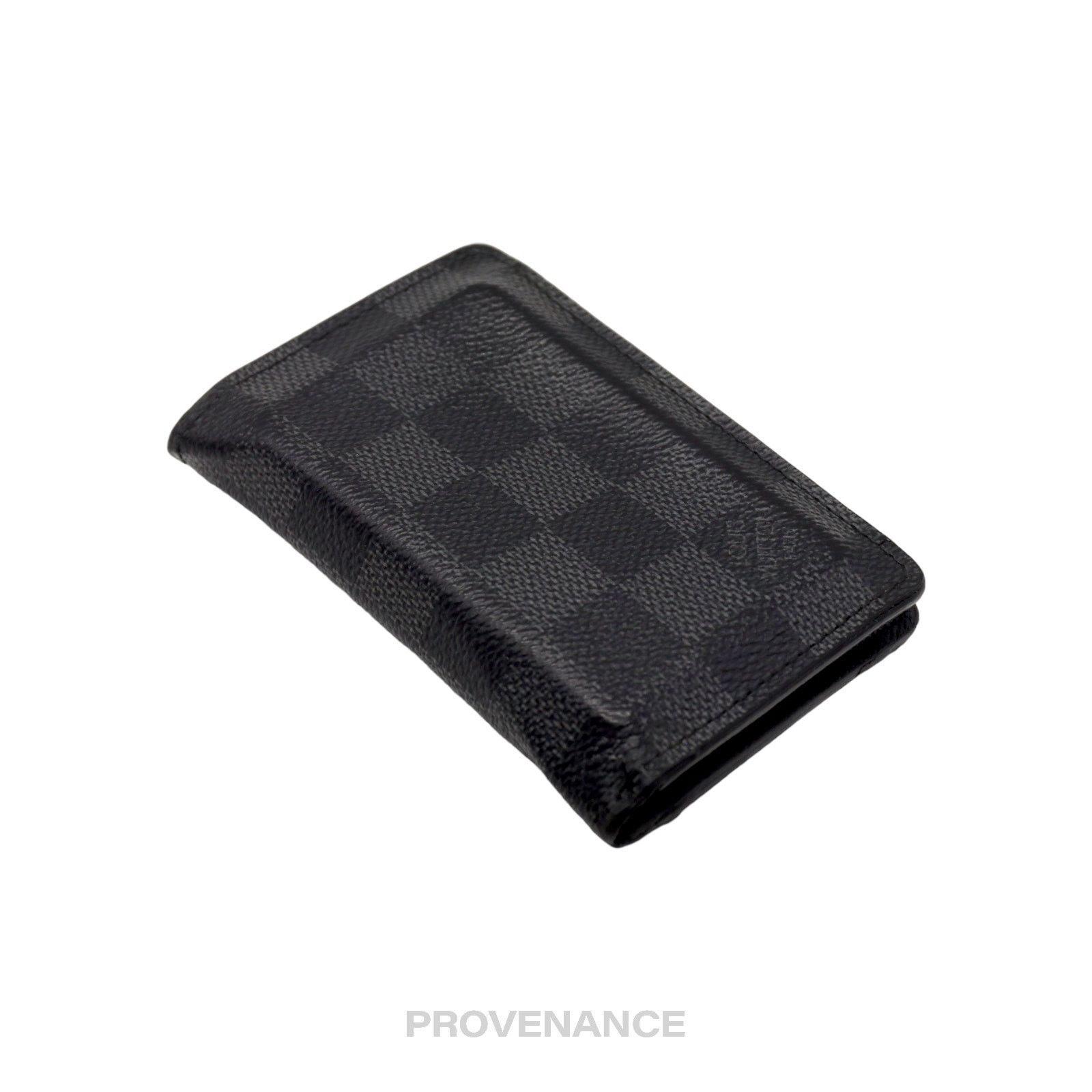 Louis Vuitton 🔴 Louis Vuitton Pocket Organizer Wallet - Damier Graphite Size ONE SIZE - 4 Thumbnail