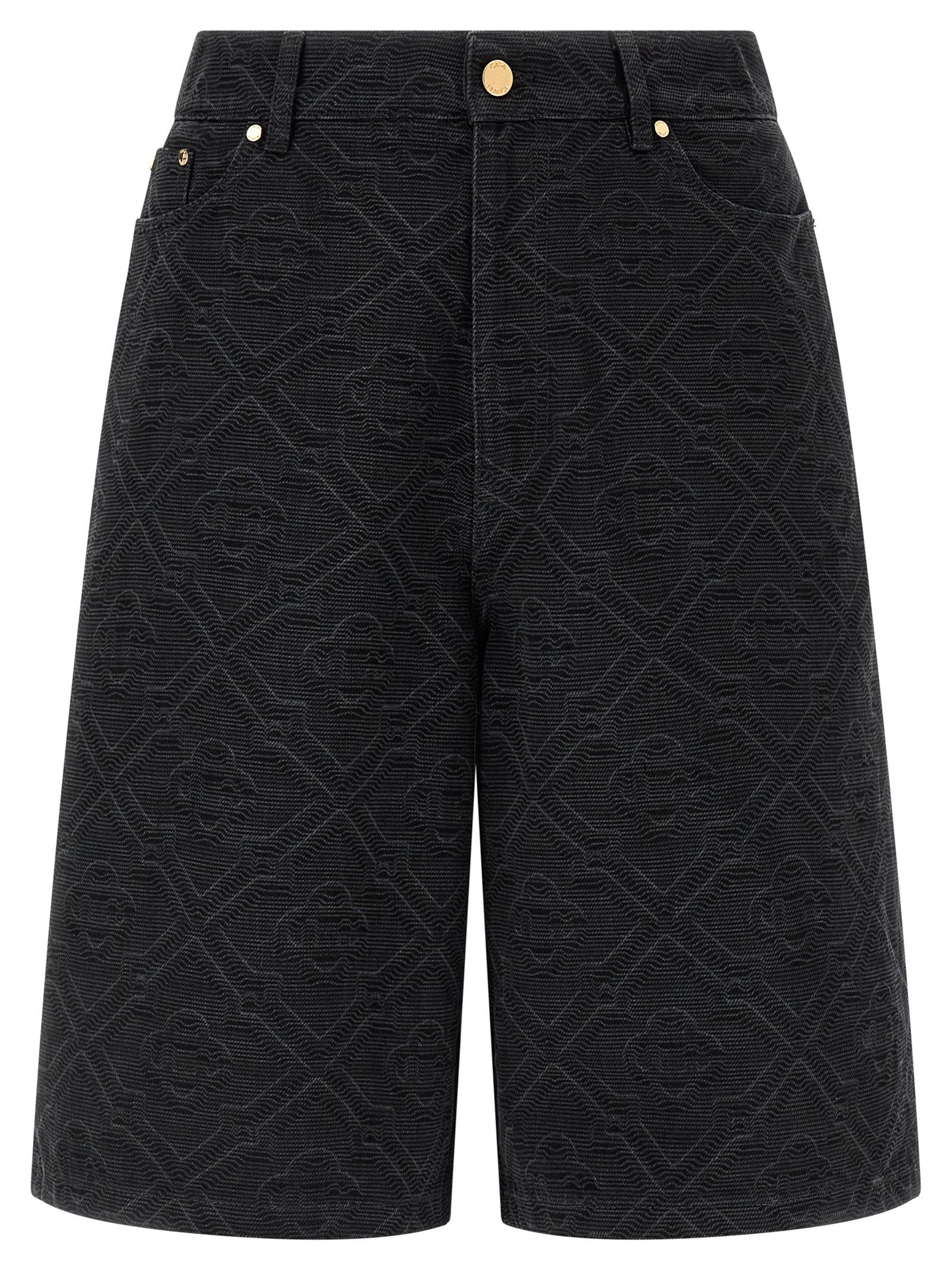 Casablanca 'Laser Monogram Denim' bermuda shorts Size US 30 / EU 46 - 1 Thumbnail