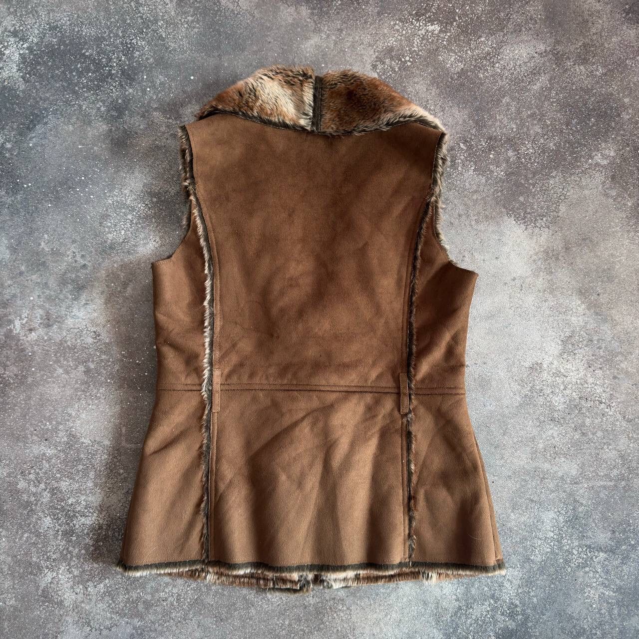 Hysteric Glamour Amazing Y2K 2000’s Aesthetic Faux Fur Vintage Vest Jacket Size S / US 4 / IT 40 - 9 Thumbnail