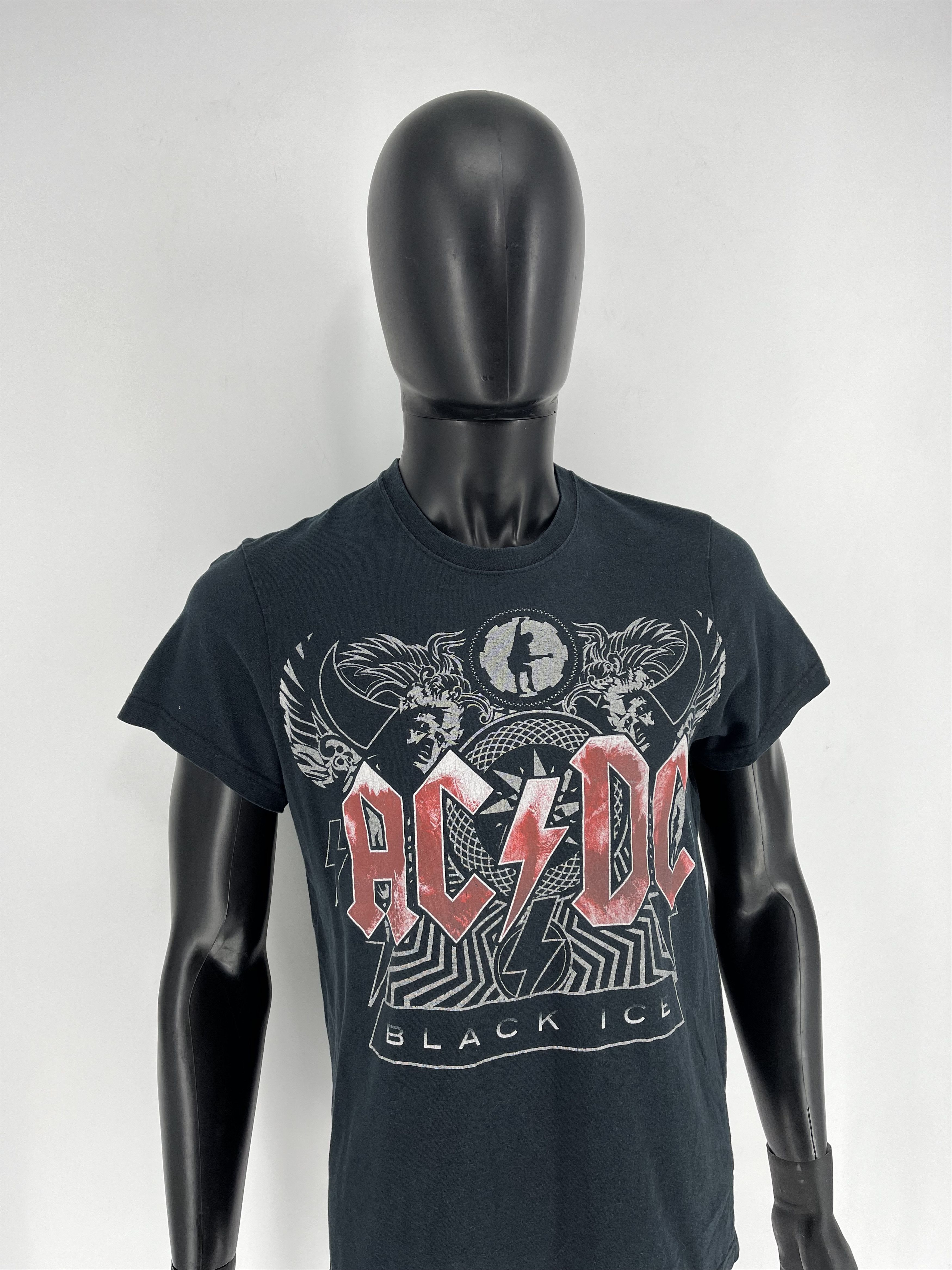 Band Tees × Vintage VINTAGE ACDC BLACK ICE TEE Heavy Metal Rock T-Shirt Like Size US M / EU 48-50 / 2 - 3 Thumbnail