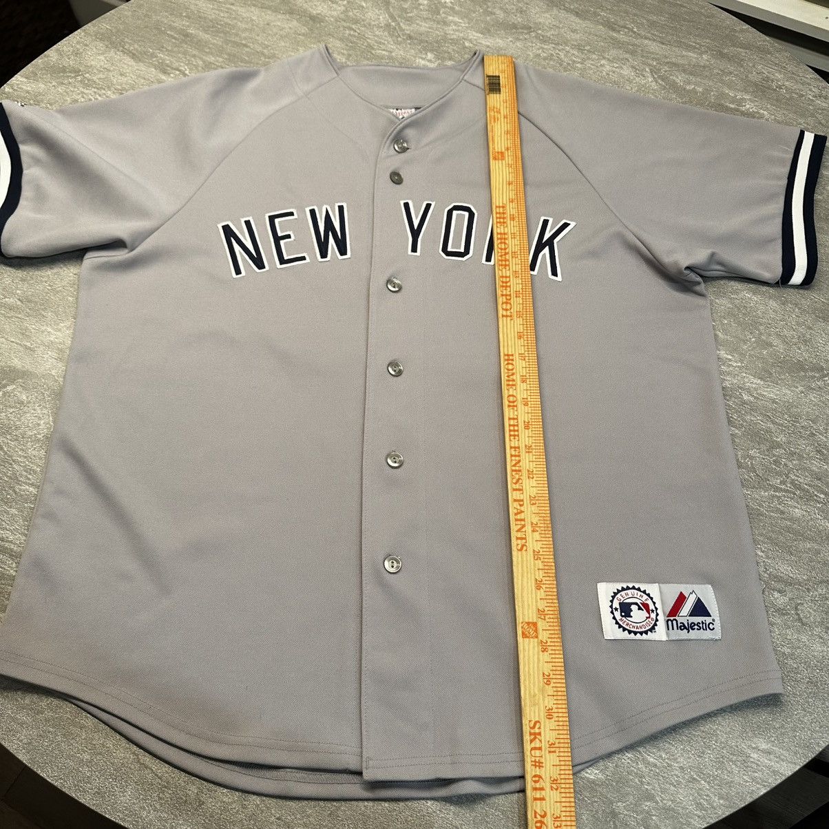 MLB × Majestic New York Yankees Damon Majestic MLB Baseball Jersey Shirt Size US XL / EU 56 / 4 - 7 Thumbnail
