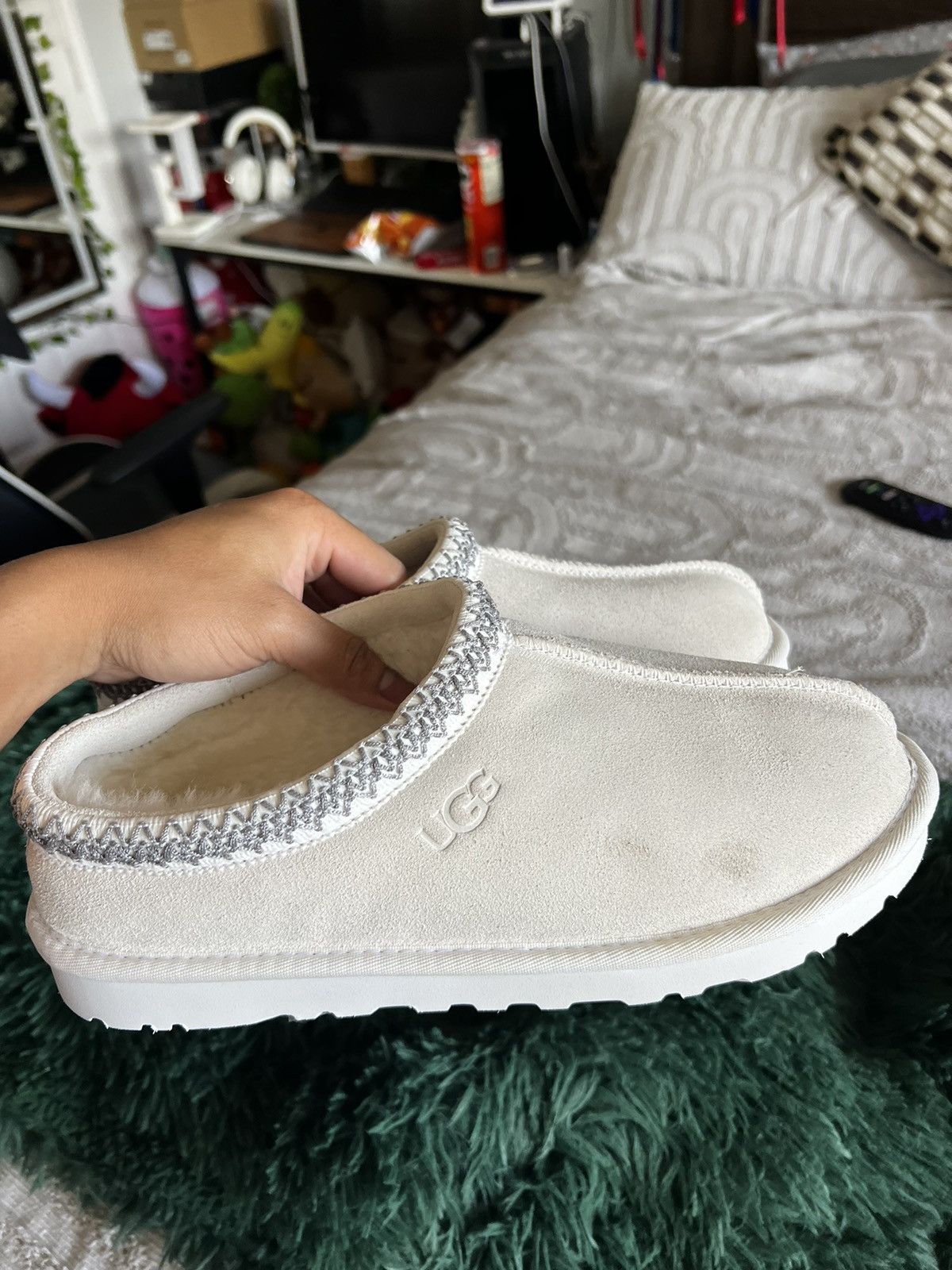 Ugg Ugg Tasman Slipper White Size 9 Grailed