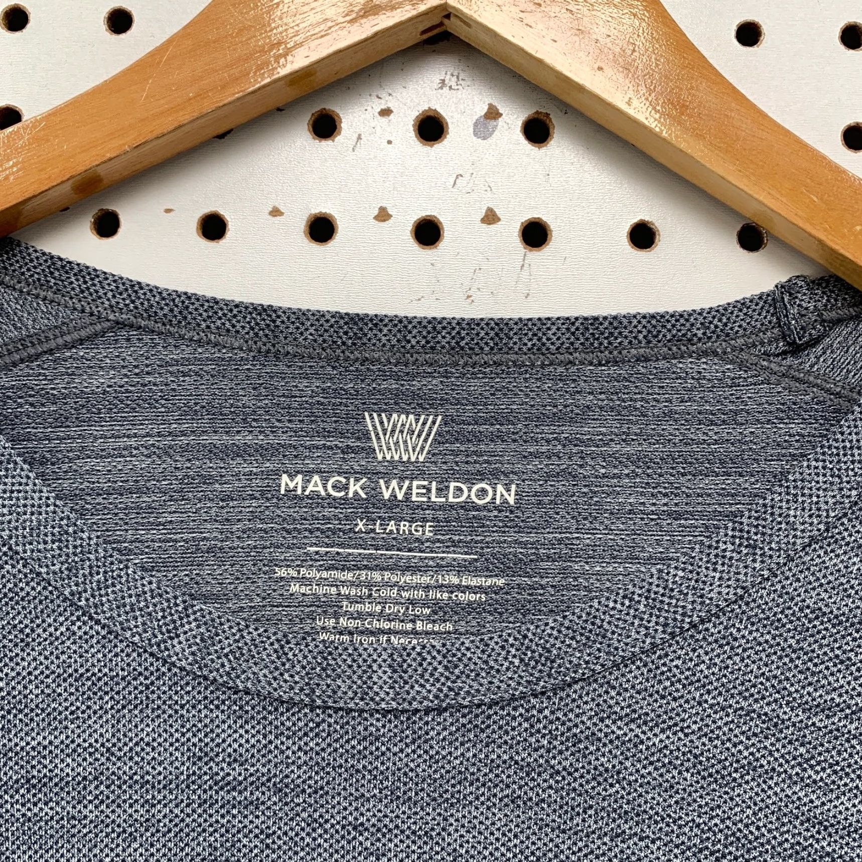 Vintage Mack Weldon Active Shirt Men XL Gray Long Sleeve Workout Performance Shirt Size US XL / EU 56 / 4 - 3 Thumbnail