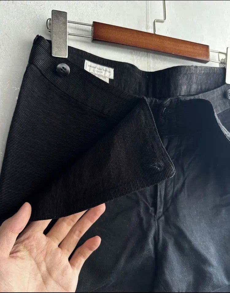 Dries Van Noten Sz 46 Dries Van Noten Button Layers Cropped Trouser Size US 30 / EU 46 - 4 Thumbnail