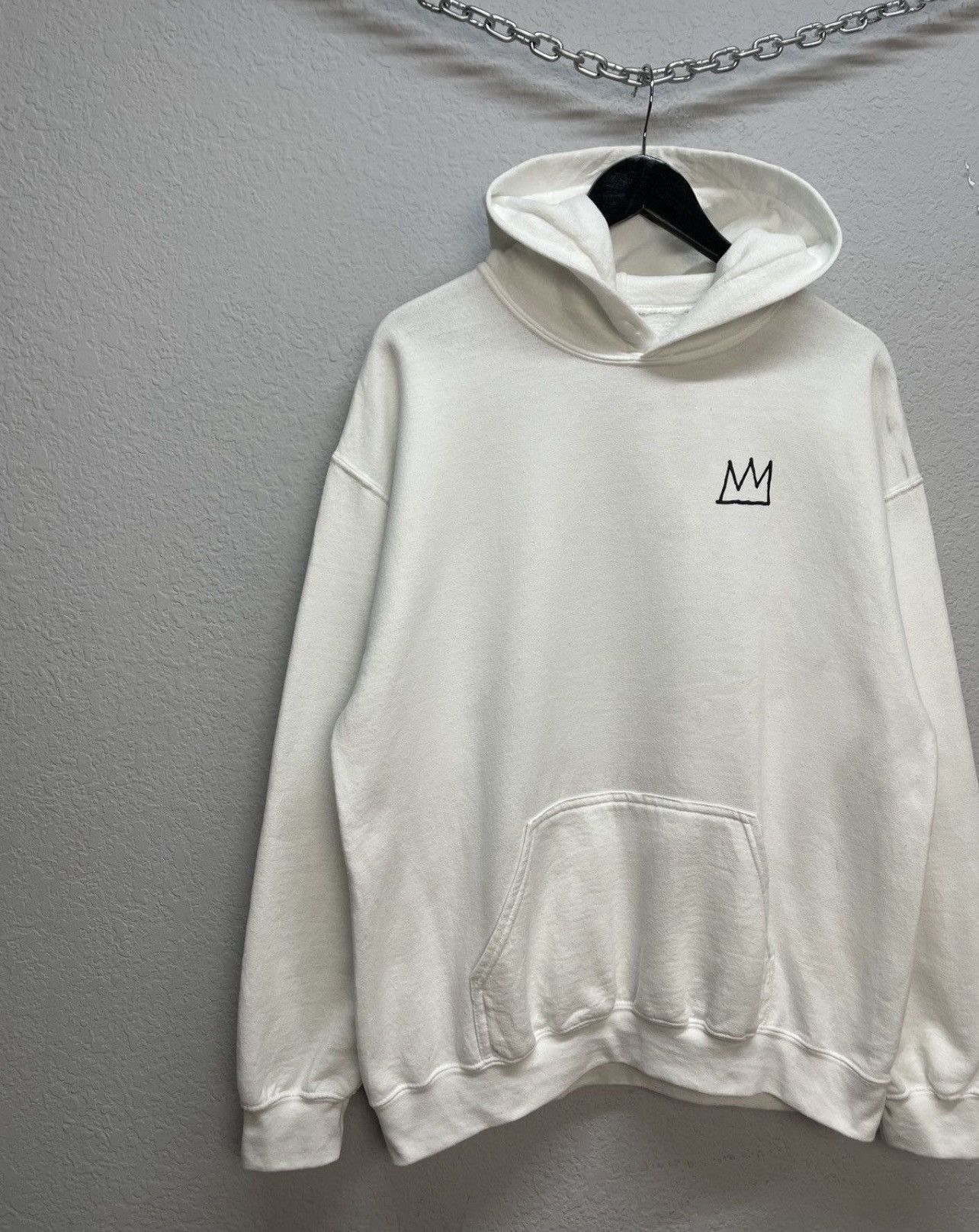 Jean-Michel Basquiat Jean-Michel Basquiat Pullover Hoodie White Sweatshirt Size US L / EU 52-54 / 3 - 7 Thumbnail