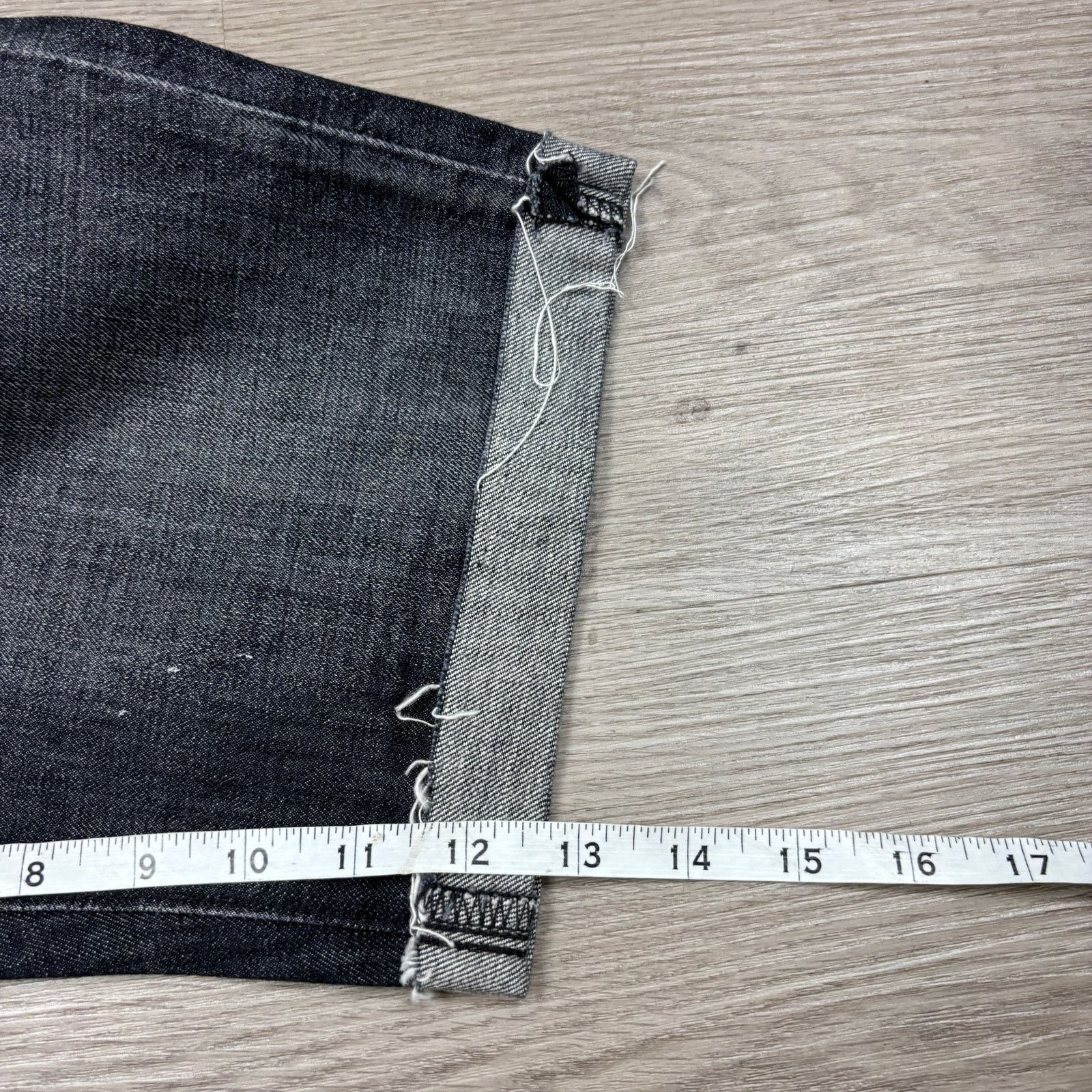 Helmut Lang Raw and Dry Denim 12.5 Shorts Jorts Men's 32