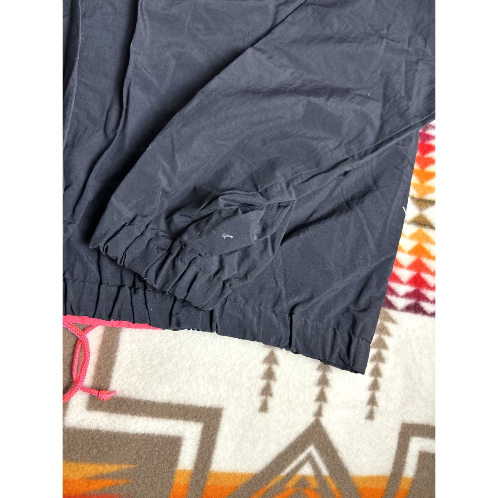 Pinko VINTAGE Beach BLVD Anorak Windbreaker Jacket Sz M/L Black Pink 80s Men L Jacket Size US L / EU 52-54 / 3 - 8 Thumbnail