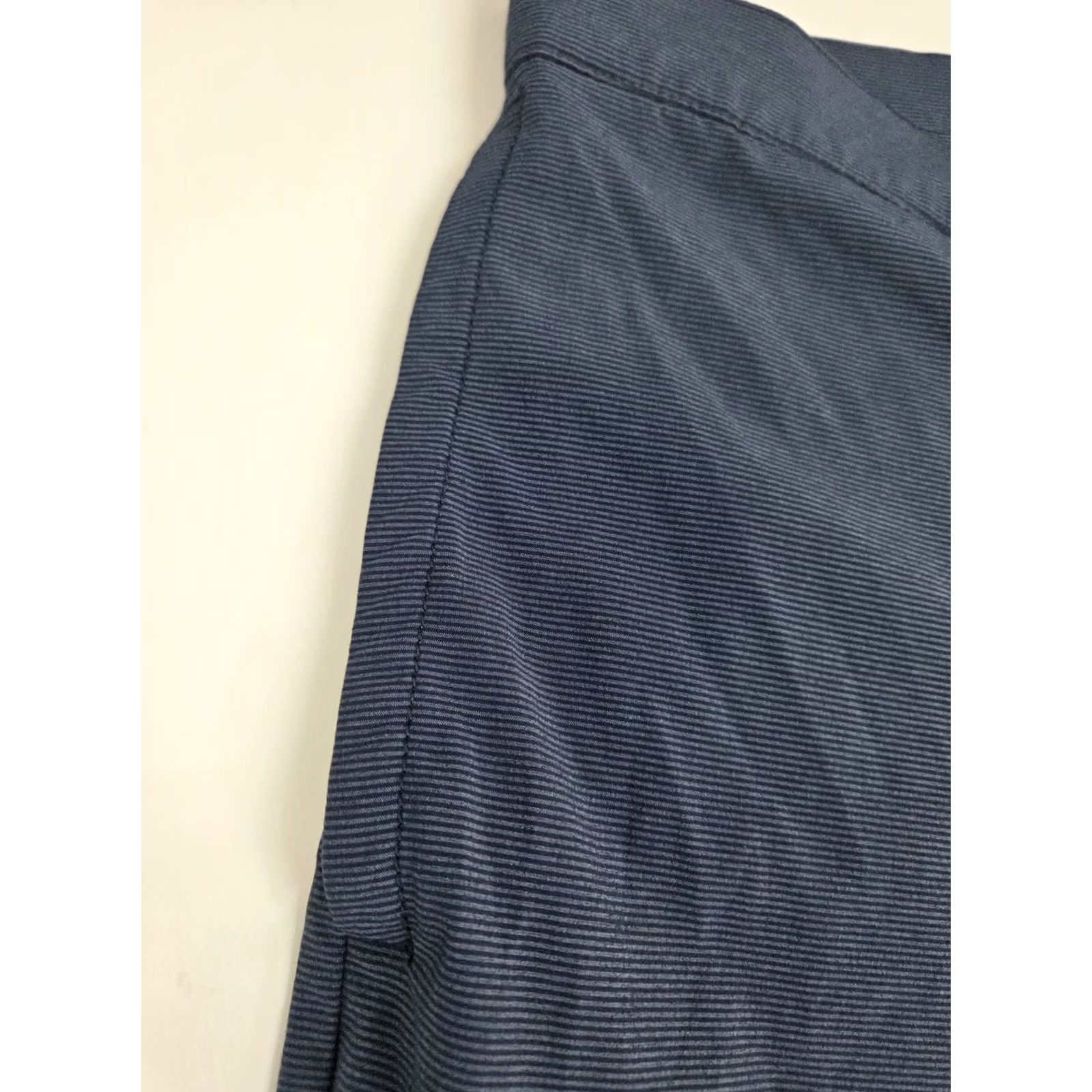 TravisMathew Travis Mathew Mens Golf Shorts Blue/Black Striped Size 36/9" #8456 Size US 36 / EU 52 - 7 Thumbnail
