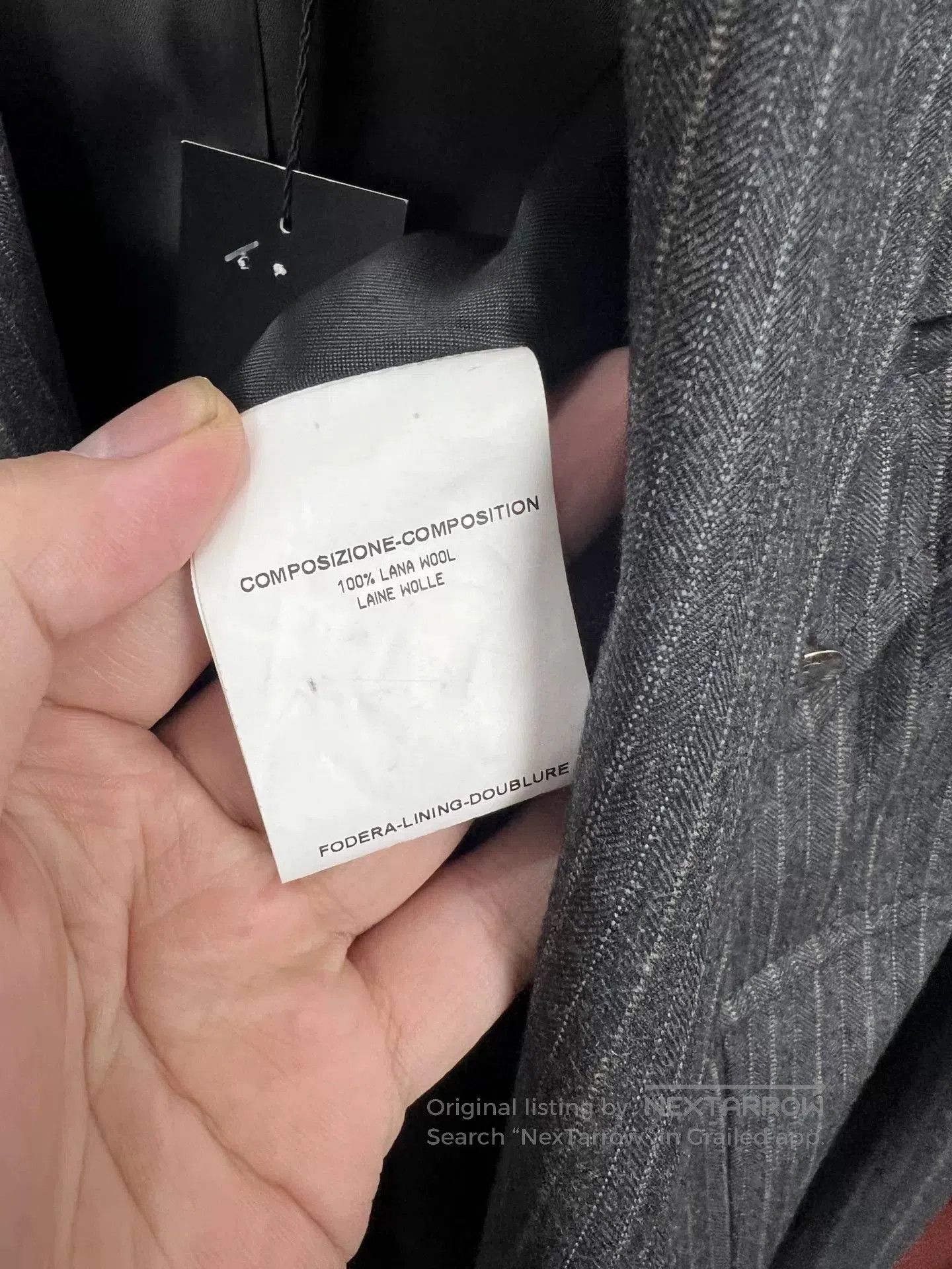 Saint Laurent Paris YSL Gray Pinstripe Wool Blazer. Size S / US 4 / IT 40 - 8 Thumbnail