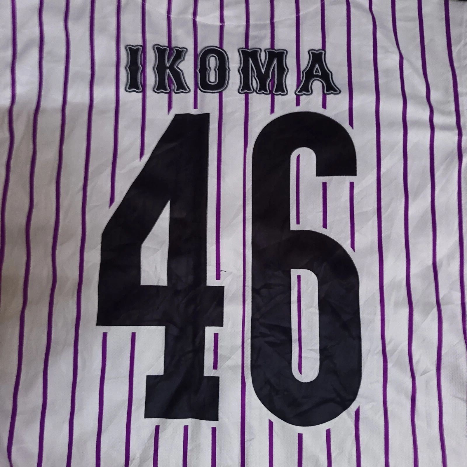 Band Tees Nogizaka46 Rina Ikoma 生駒 里奈 J-Pop Idol Baseball Jersey Size US M / EU 48-50 / 2 - 6 Thumbnail