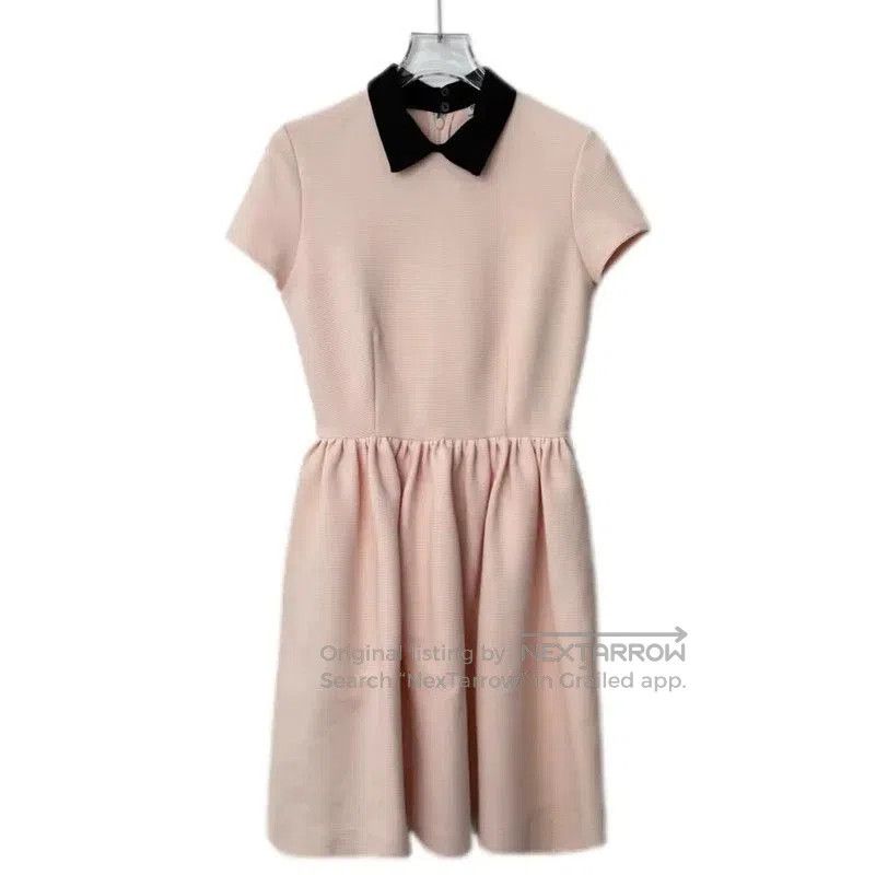 Miu Miu Pink Cotton Blend Dress .