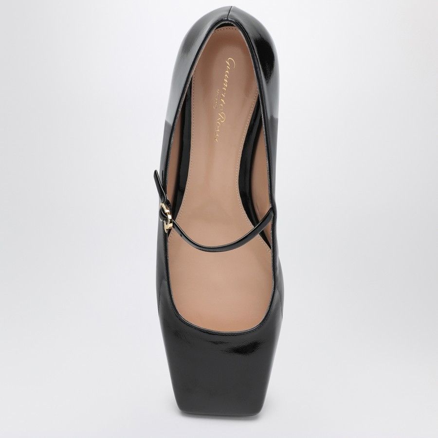 Gianvito Rossi o1d2blof0824 Ballerina in Black Size US 9 / IT 39 - 3 Thumbnail