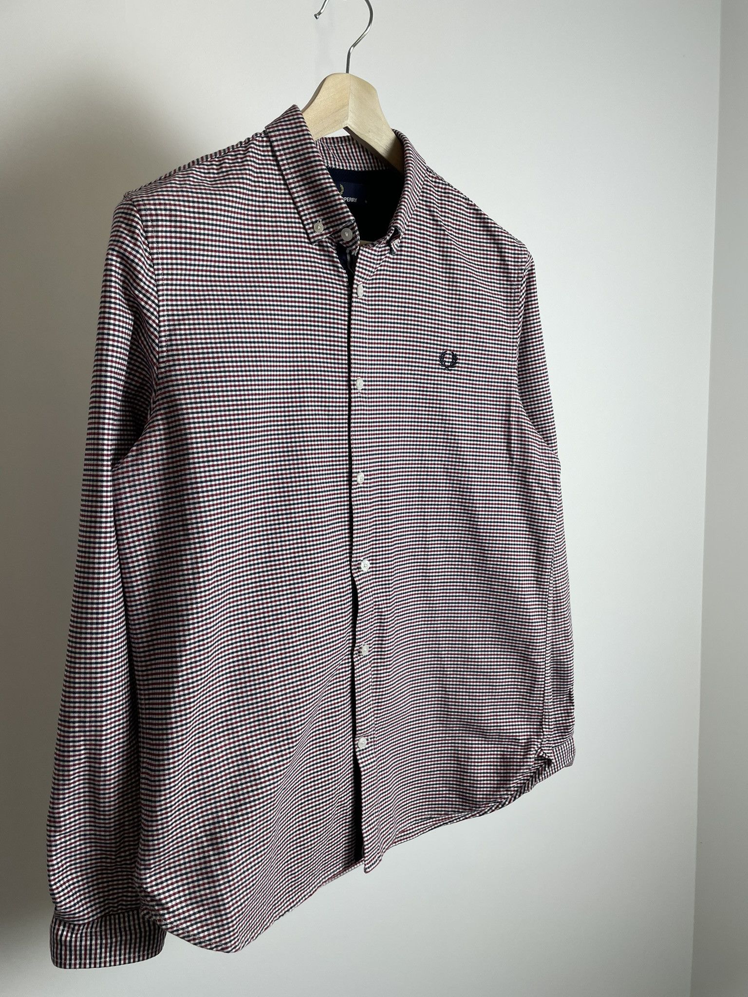 Fred Perry Fred Perry 3 Colour Oxford Gingham Shirt Size US M / EU 48-50 / 2 - 7 Thumbnail