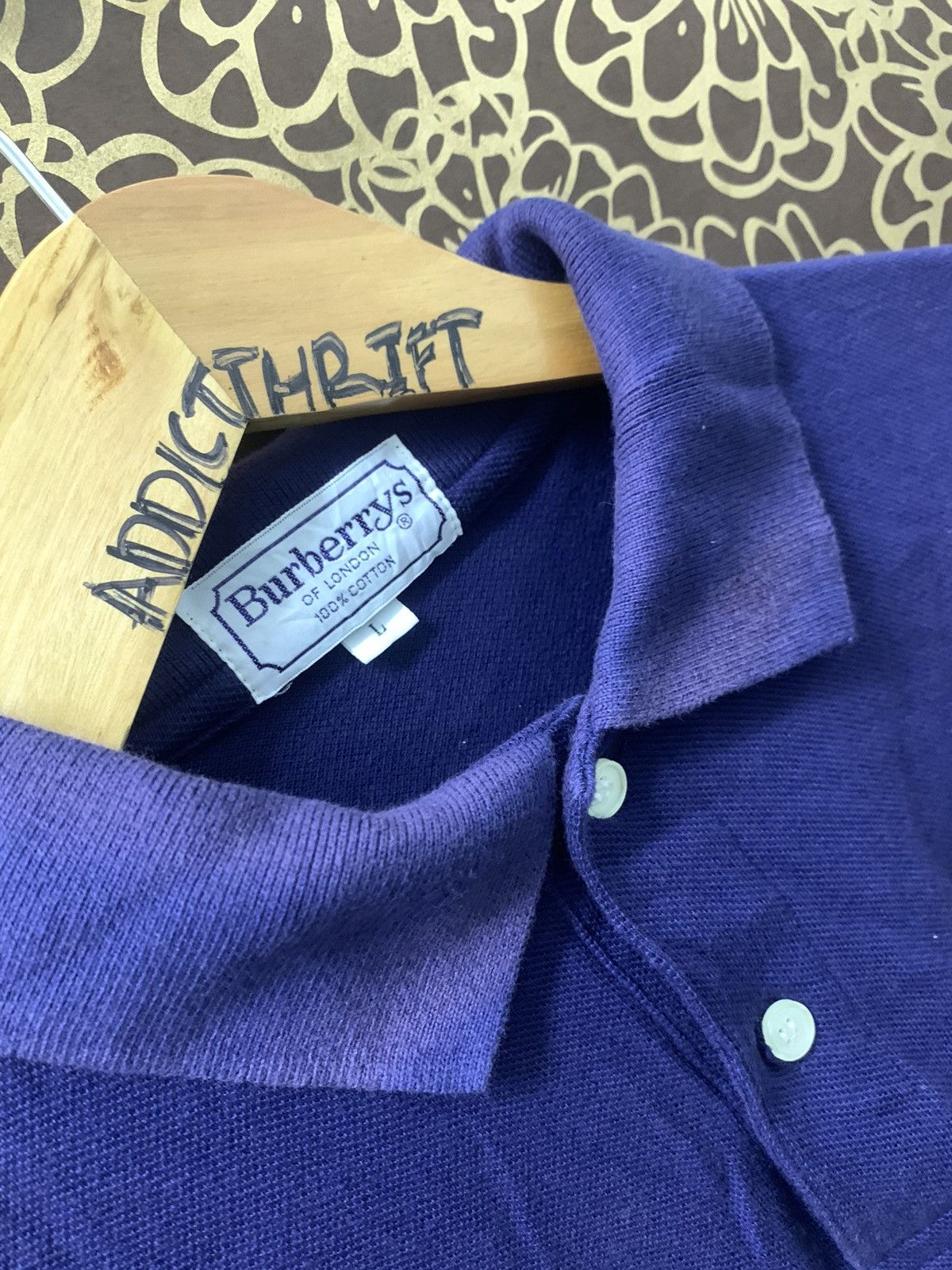 Burberry VINTAGE BURBERRYS EMBROIDERED LOGO Size US L / EU 52-54 / 3 - 6 Thumbnail