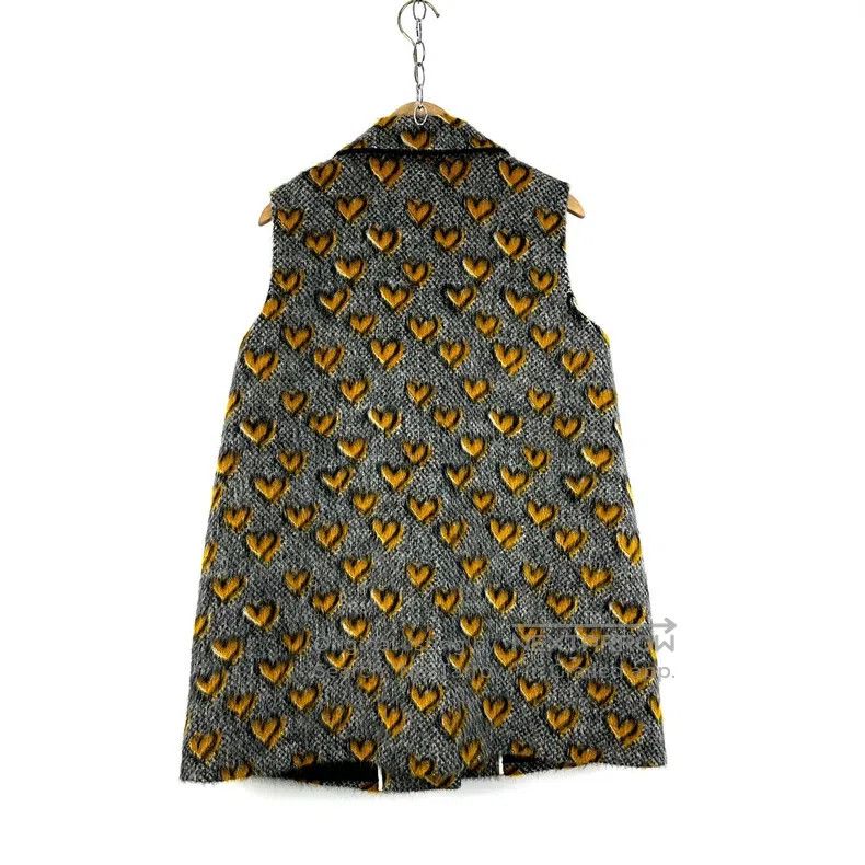 Fendi Fendi Mohair wool blend heart pattern bag sleeveless vest Size S / US 4 / IT 40 - 2 Thumbnail