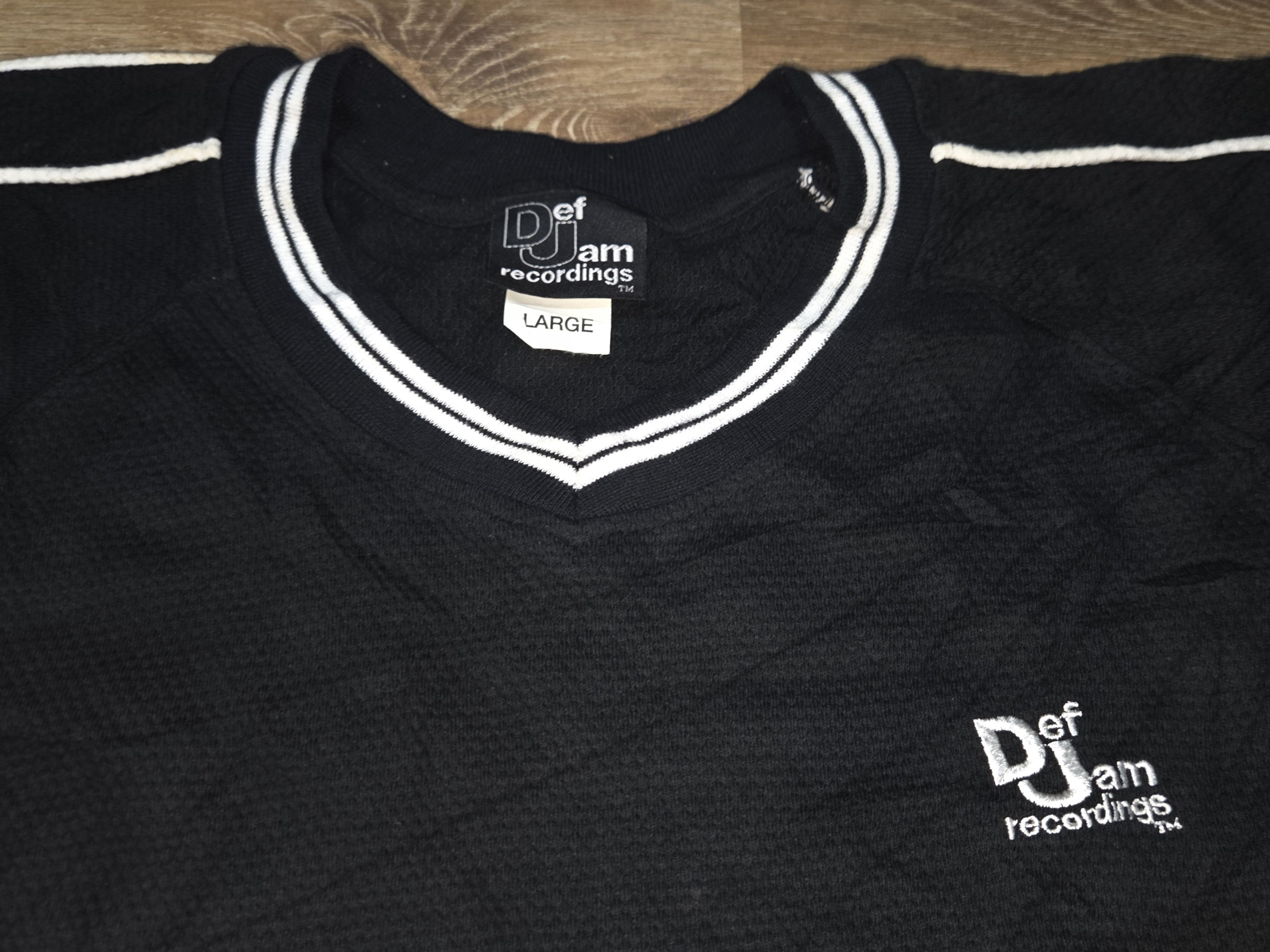 Rap Tees Vintage 90s Hip Hop Label DEF JAM RECORDINGS Raptee T Shirt Size US L / EU 52-54 / 3 - 3 Thumbnail