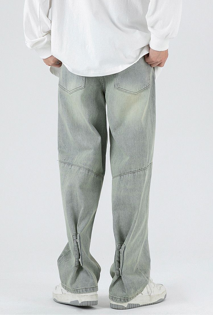 Japanese Brand × Jean Casual washed distressed loose straight jeans Size US 32 / EU 48 - 4 Thumbnail