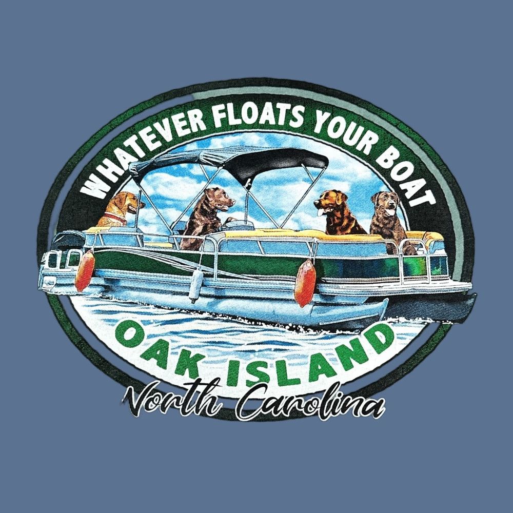 Nautica Pontoon Boat Shirt Dogs Driving Labrador Retriever Party Barge Boating Nautical Size US M / EU 48-50 / 2 - 1 Thumbnail