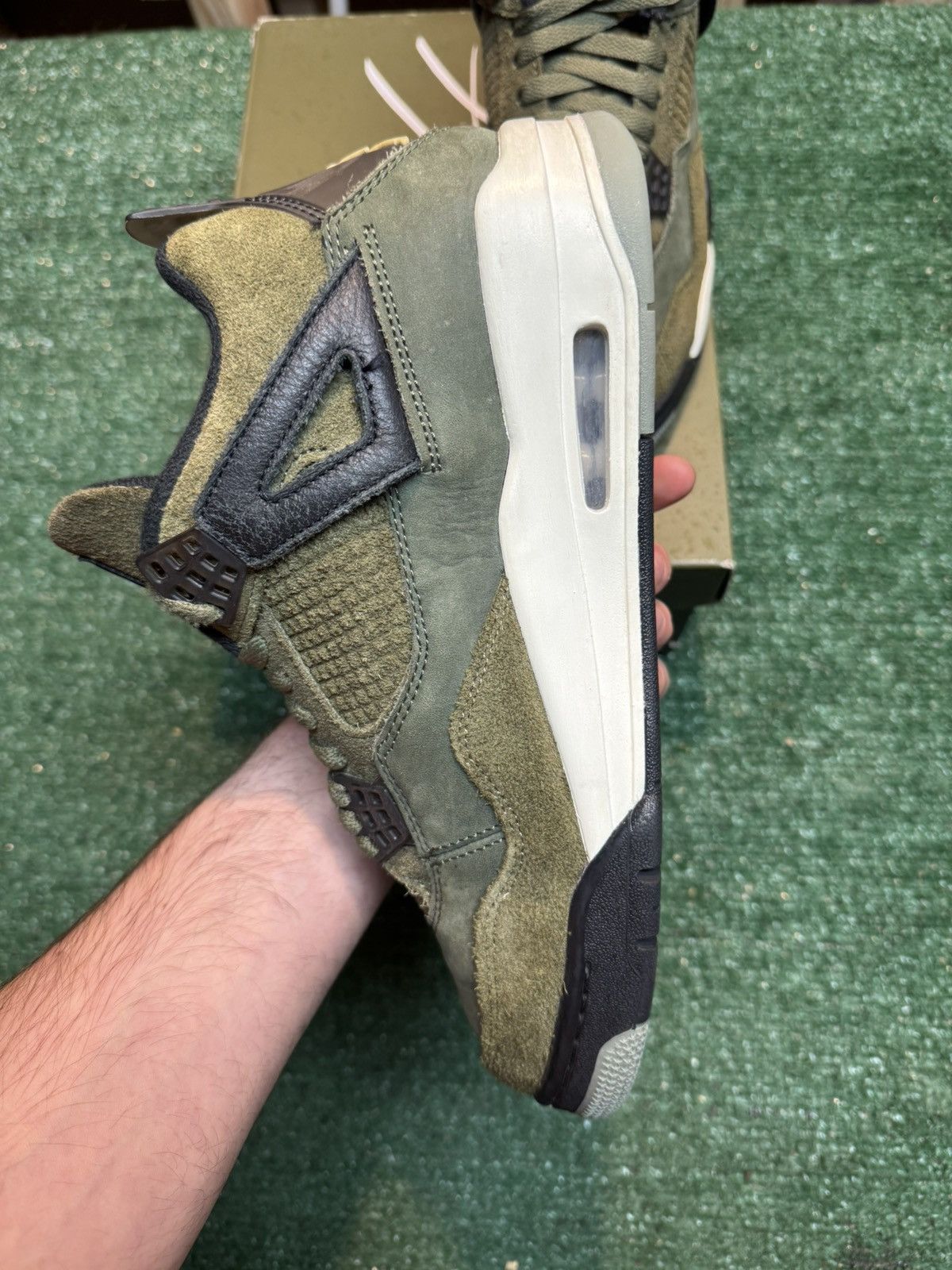Jordan Brand Jordan Retro 4 Olive Green Size 9 Size US 9 / EU 42 - 3 Thumbnail