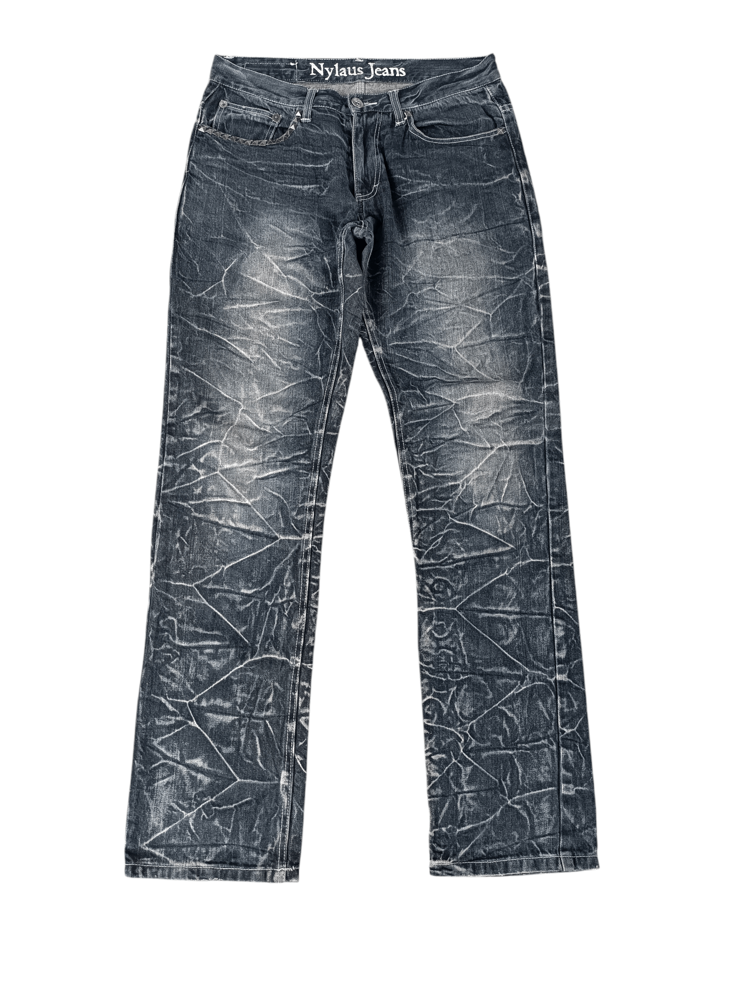 Hysteric Glamour Nylaus Japan Claw Mark Tassel Stud Jeans Size US 32 / EU 48 - 1 Thumbnail