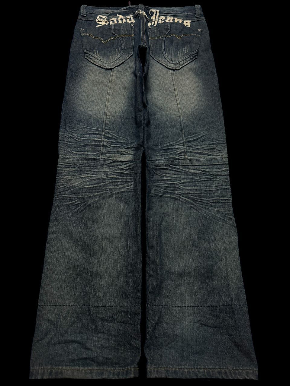 💥Flare💥90s Soda Jeans Studded Mudwash Clawmark Rock Star