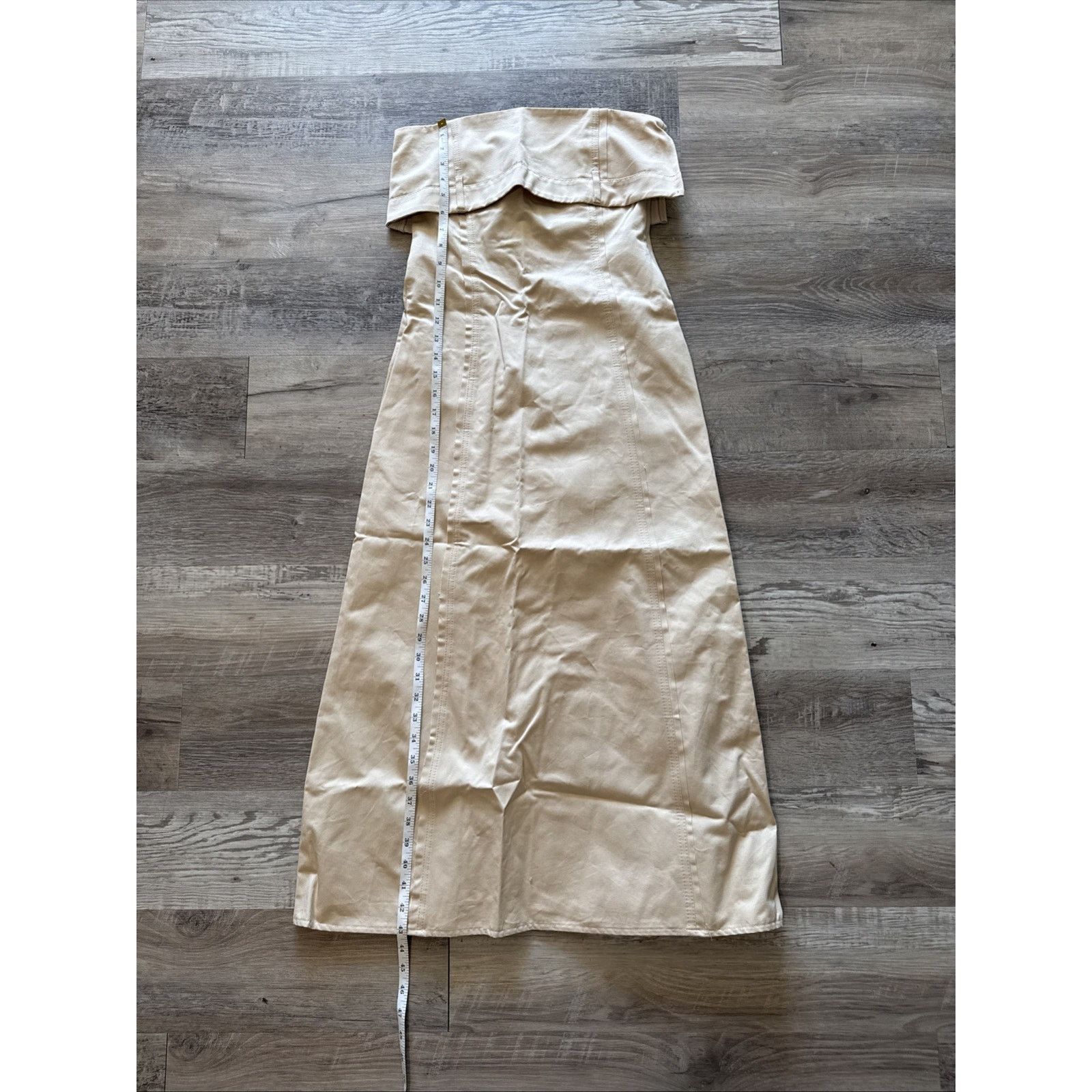 Zara Zara Gabardine Tube Dress Size XS Size XS / US 0-2 / IT 36-38 - 2 Thumbnail