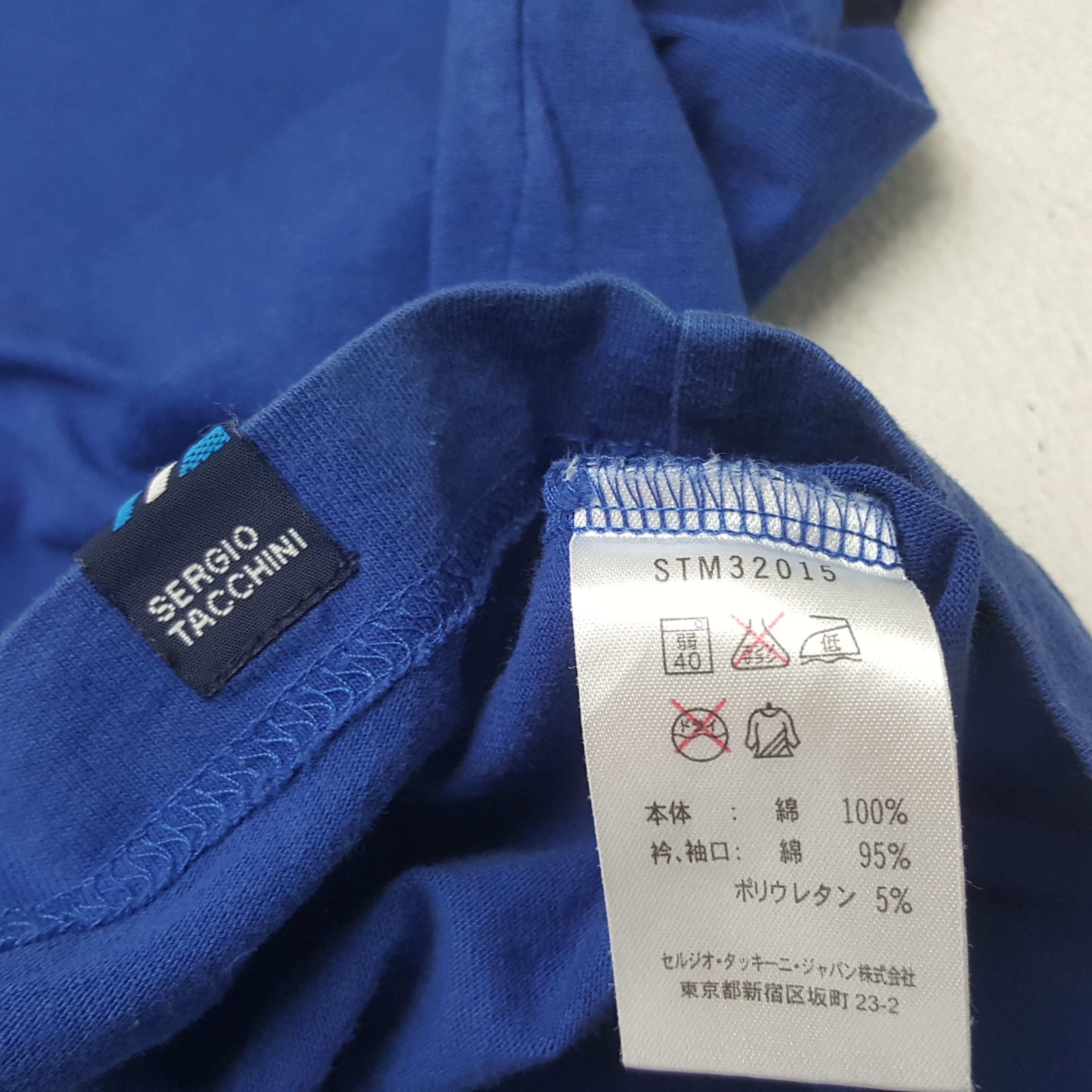 Sergio Tacchini × Vintage Vintage Sergio Tacchini American Sports Style Tshirt C276N48 Size US M / EU 48-50 / 2 - 6 Thumbnail