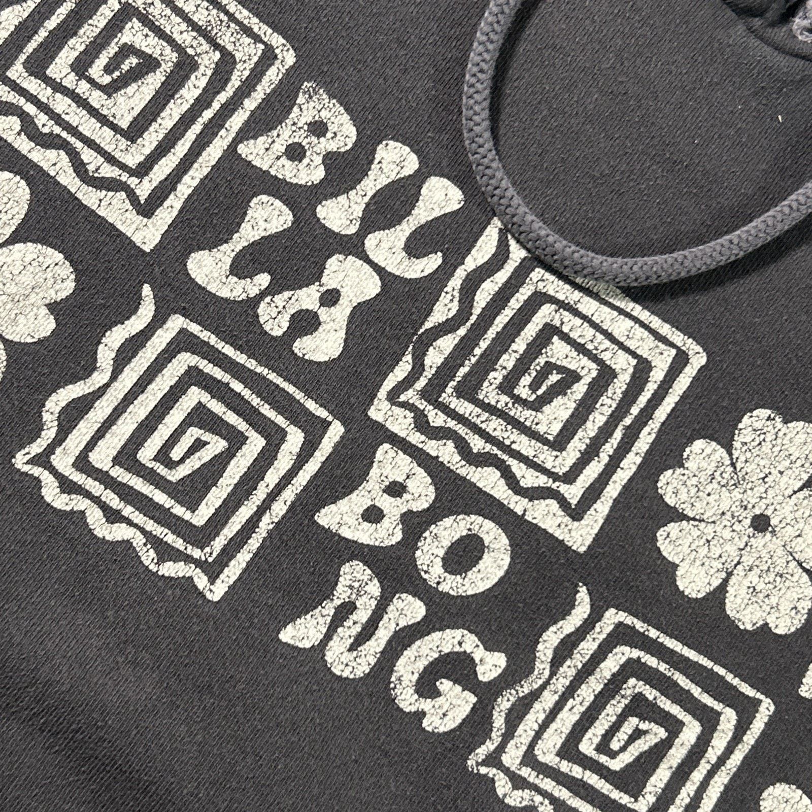 Billabong Billabong Crop Hoodie Womens Medium Big Loose Grunge Floral Size M / US 6-8 / IT 42-44 - 7 Thumbnail