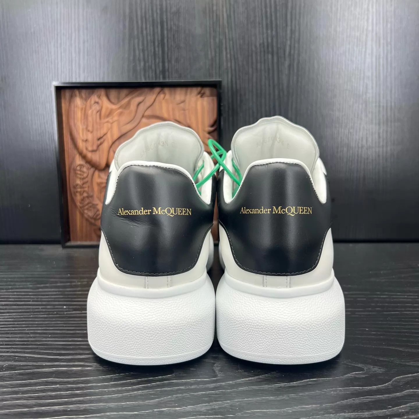 Alexander McQueen McQueen Black Tail Smooth Calfskin Shoes 43.5 Size US 10.5 / EU 43-44 - 5 Thumbnail