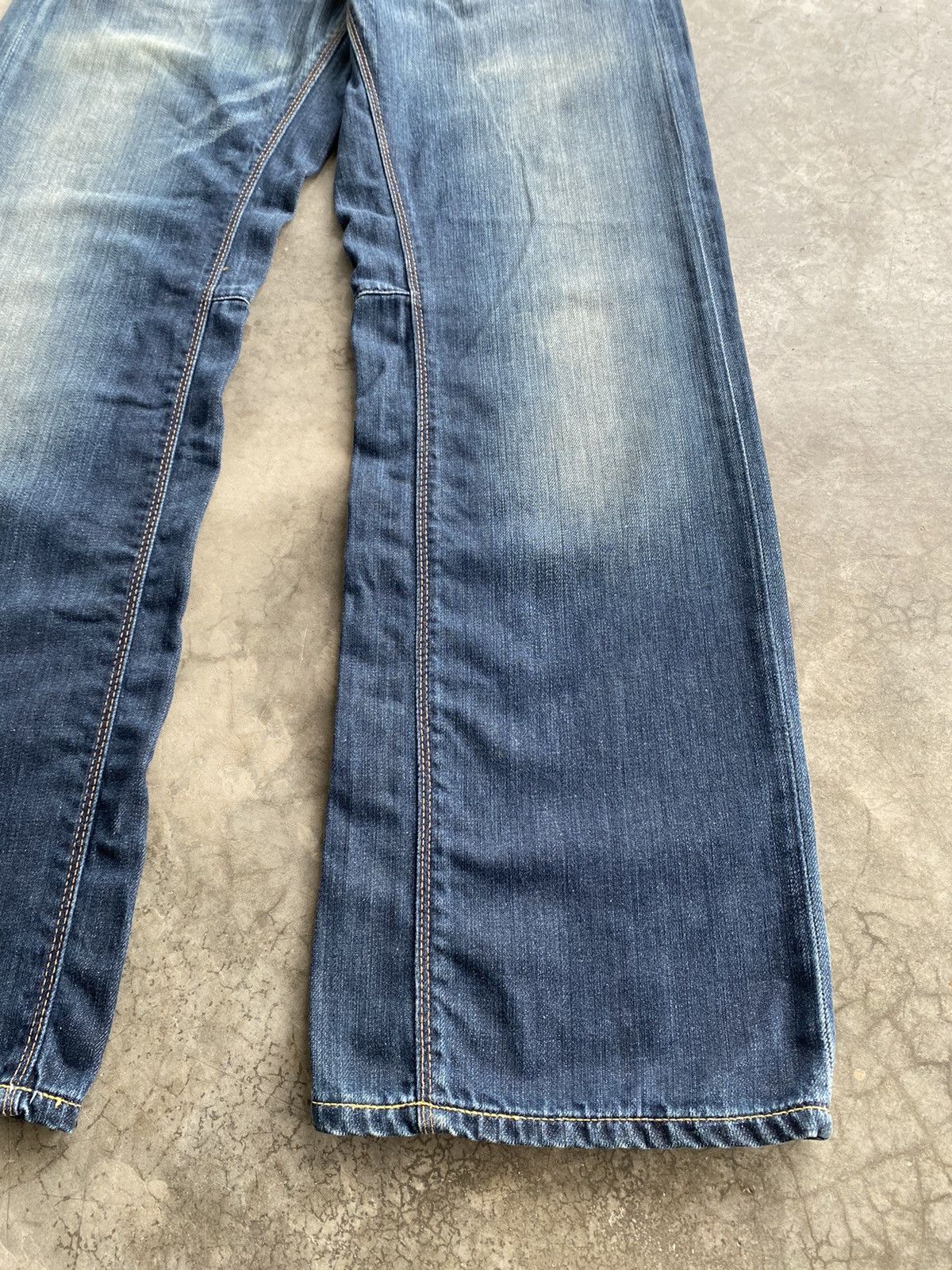 Evisu × Momotaro Jeans × Pepe Jeans Baggy Jeans Pepe London Wash Blue p112 Size US 32 / EU 48 - 12 Thumbnail